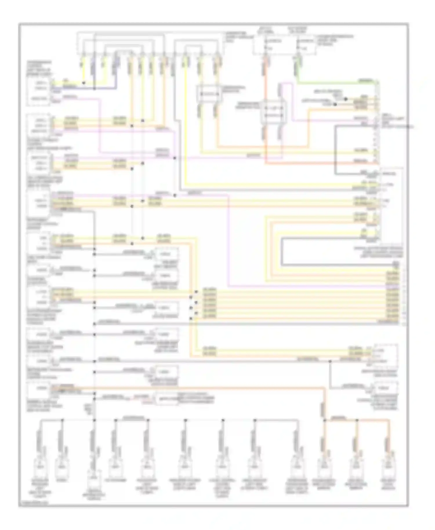 X3 BMW E83 facelift (2006-2010): Computer data lines circuit (1 of 2)