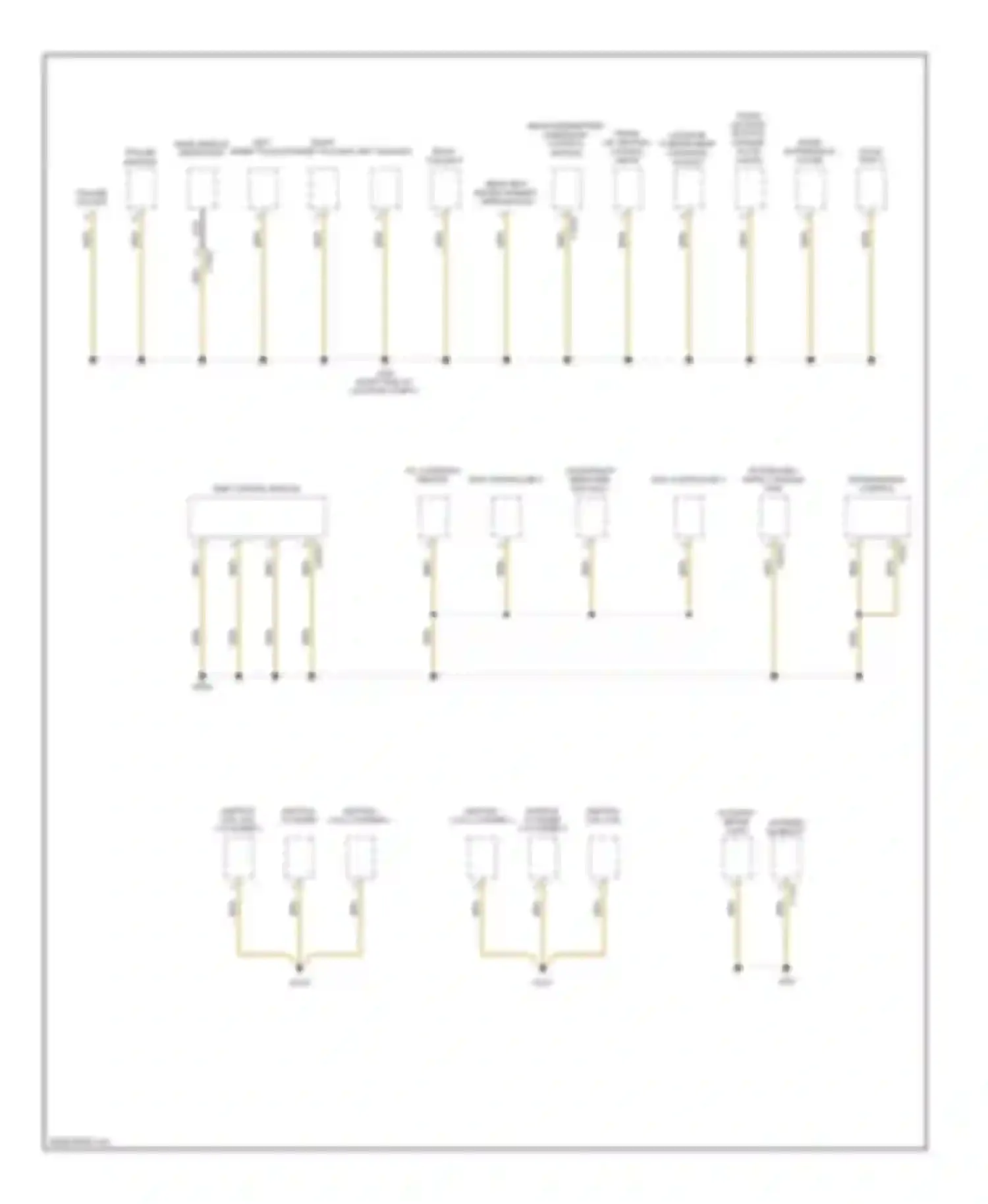 X3 BMW E83 facelift (2006-2010): Ground distribution circuit (4 of 4)