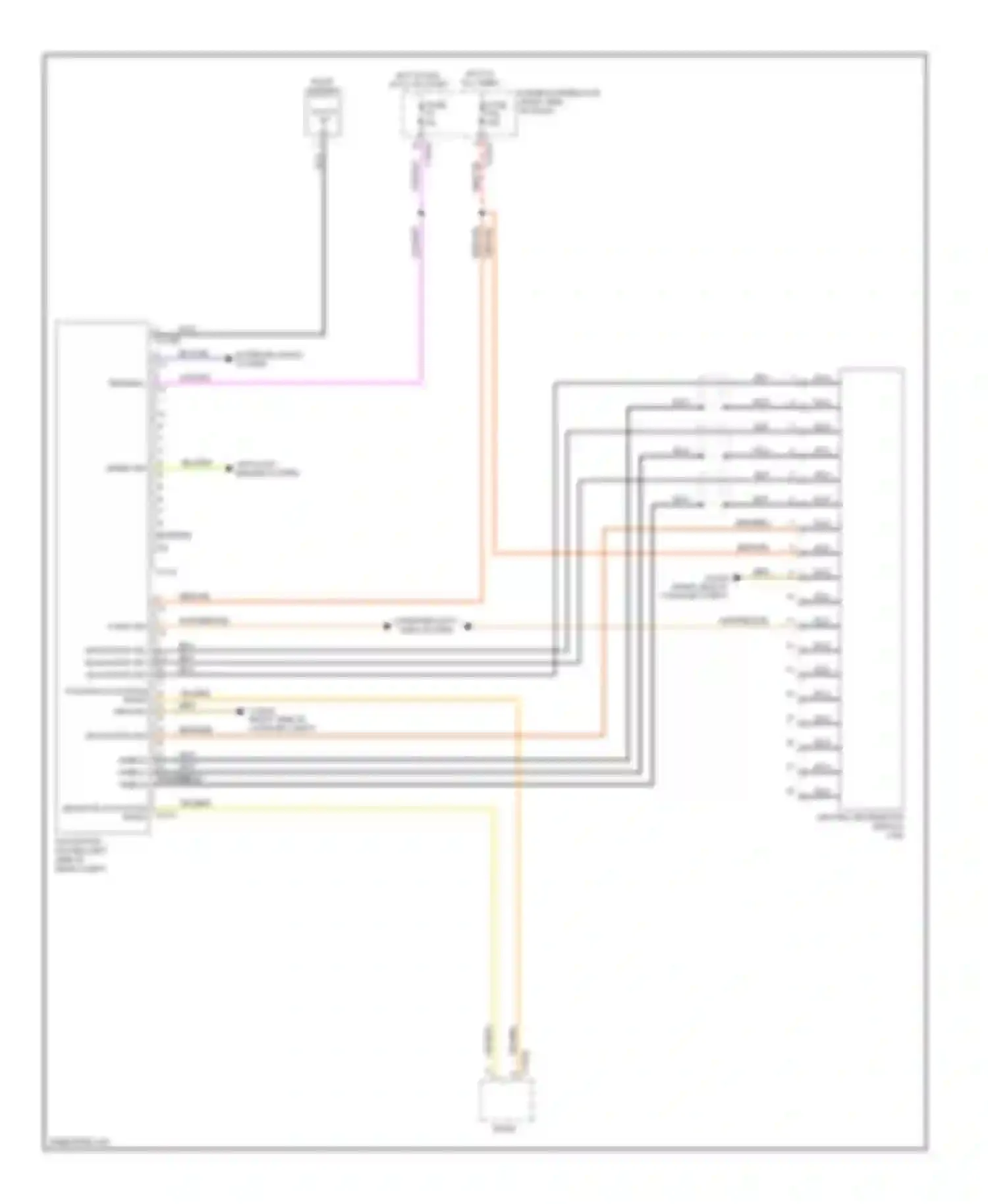 X3 BMW E83 facelift (2006-2010): Navigation circuit, without video module