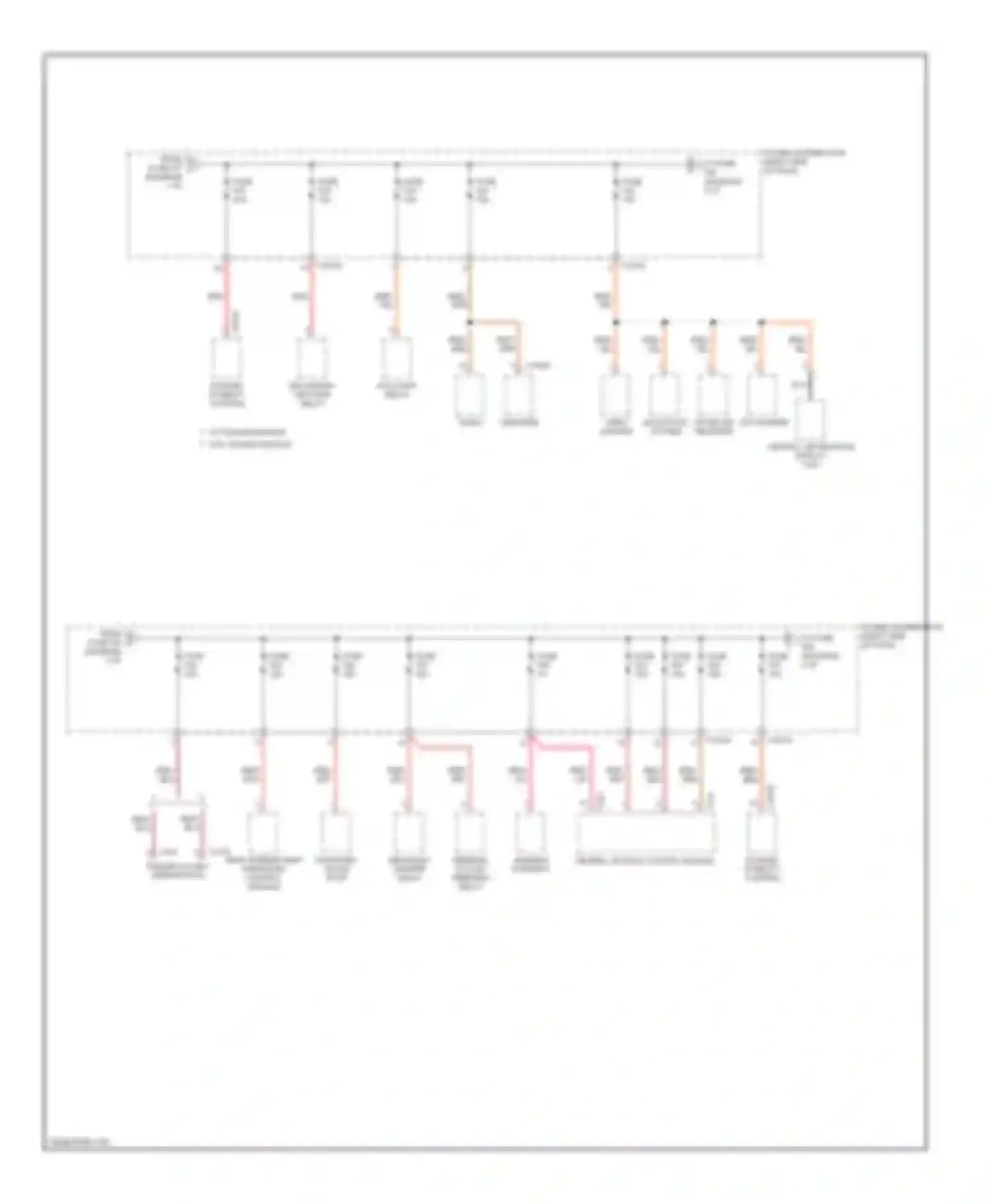 X3 BMW E83 facelift (2006-2010): Power distribution circuit (2 of 5)