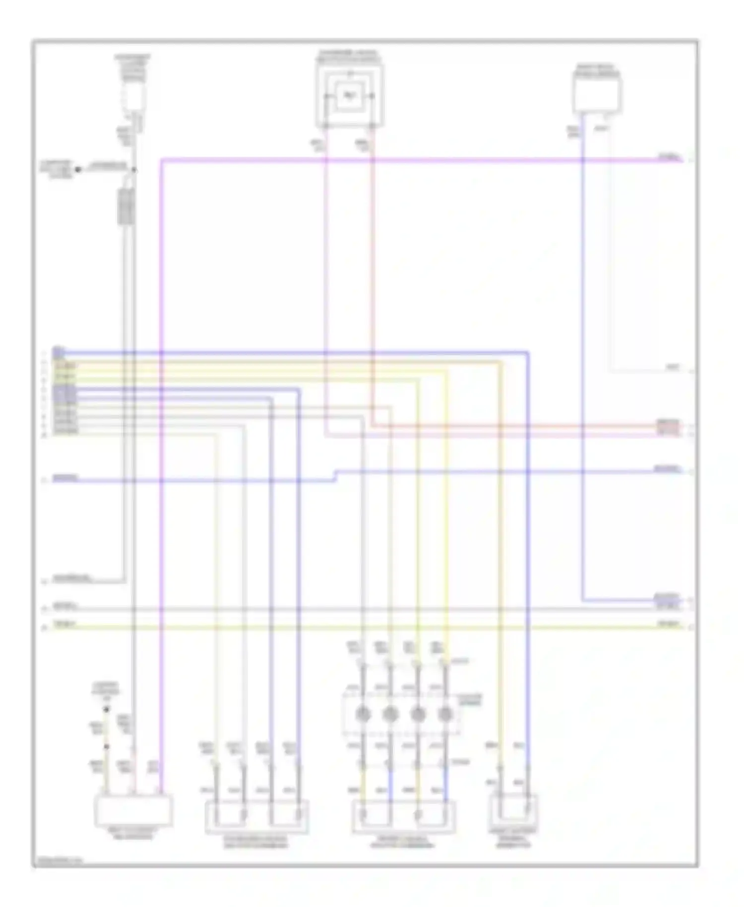 X3 BMW E83 facelift (2006-2010): Supplemental restraints circuit (2 of 3)