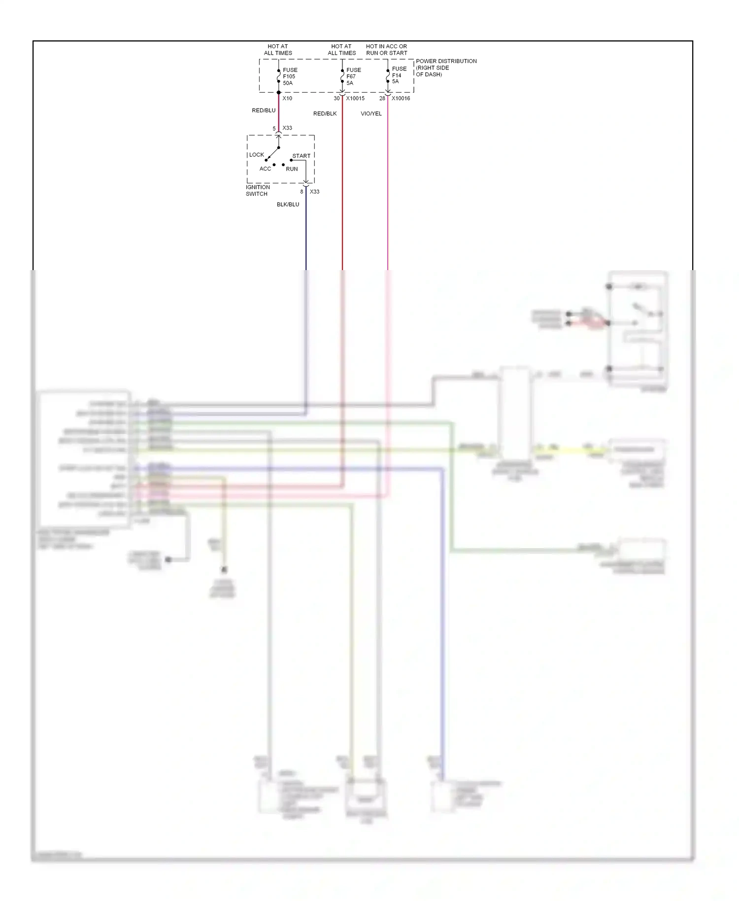 Wiring diagram blk/blu for BMW X3 E83 facelift (2006-2010) (7 of 20)