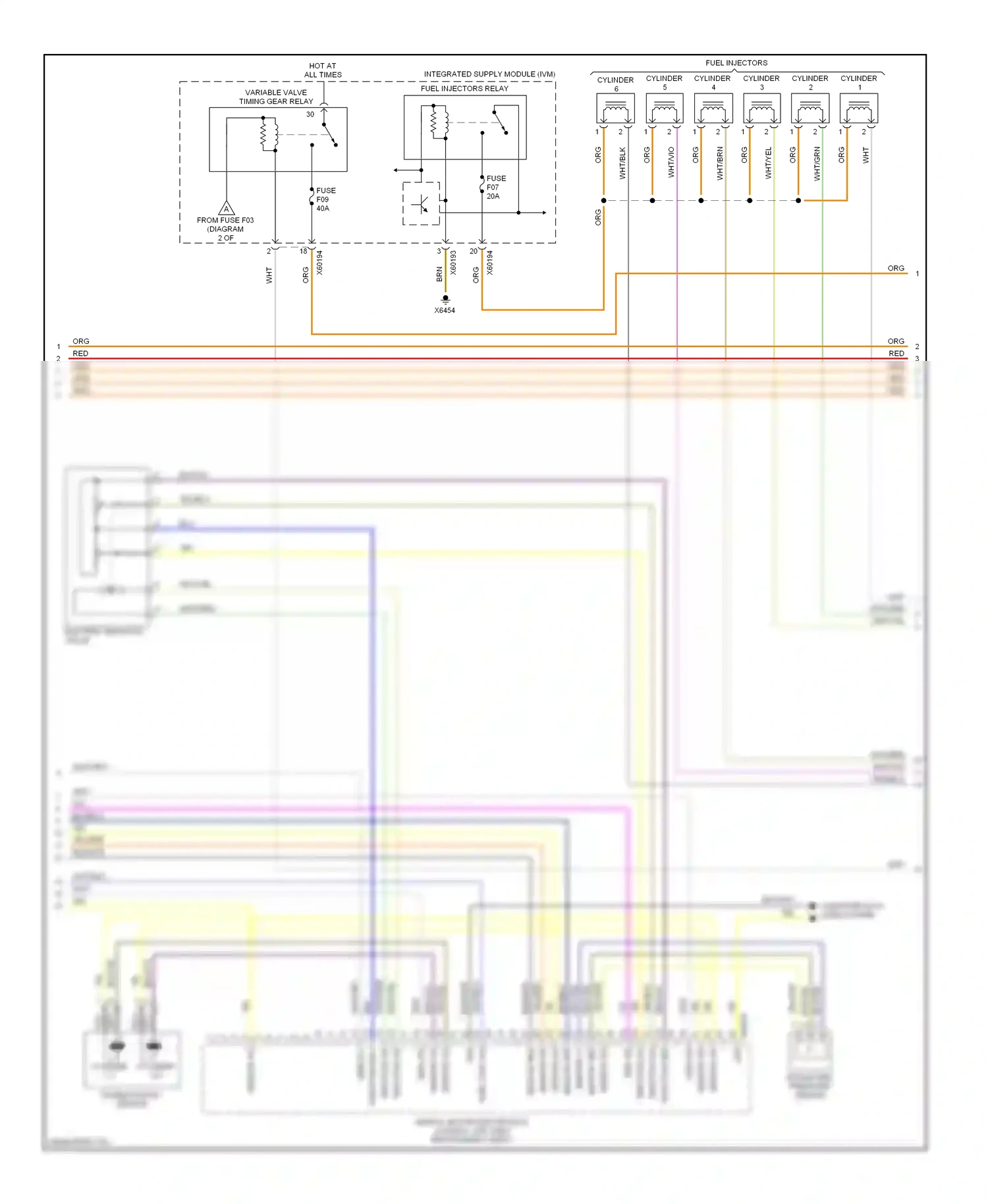 Wiring diagram blk/vio for BMW X3 E83 facelift (2006-2010) (9 of 14)