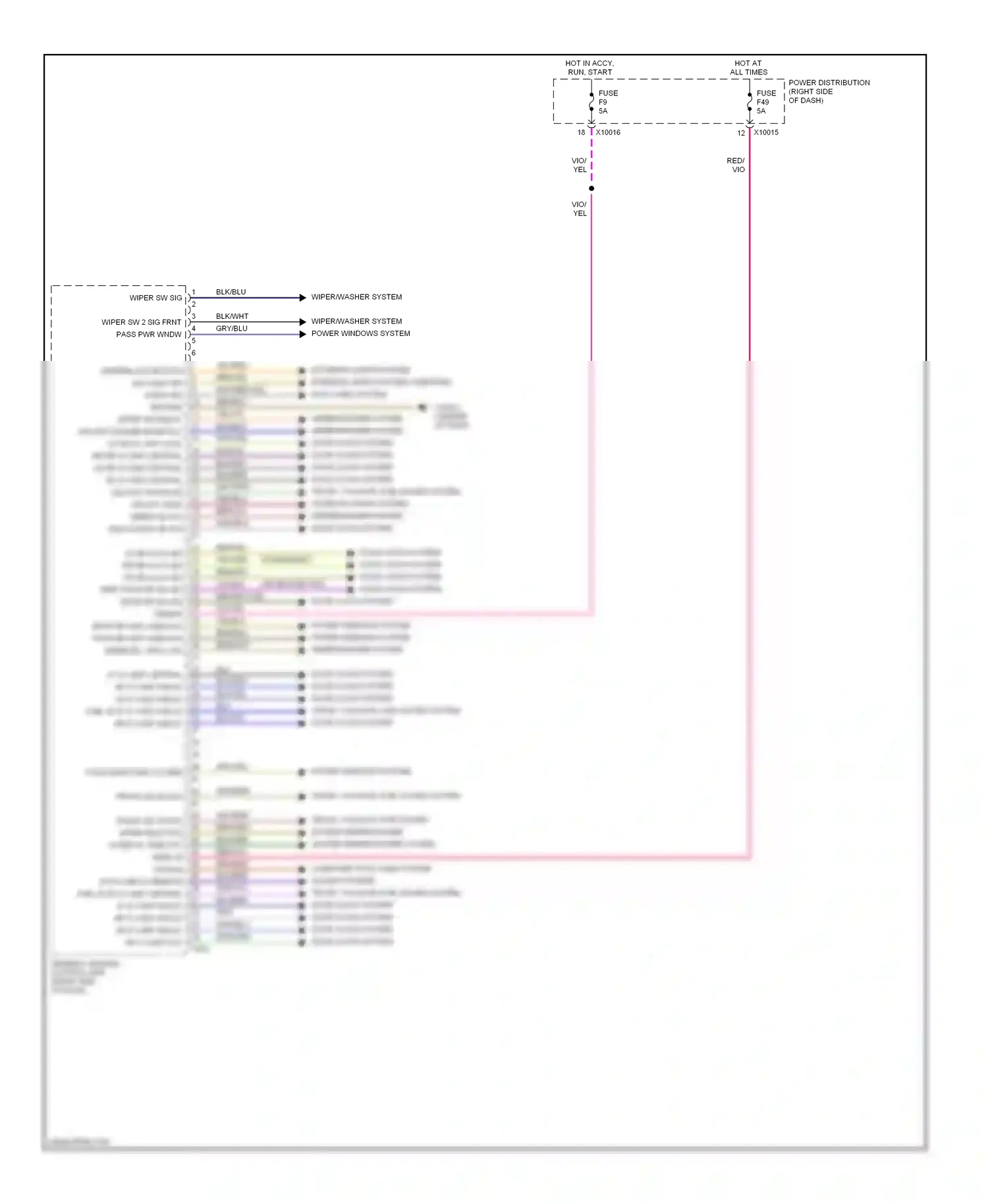 Wiring diagram blu for BMW X3 E83 facelift (2006-2010) (4 of 45)