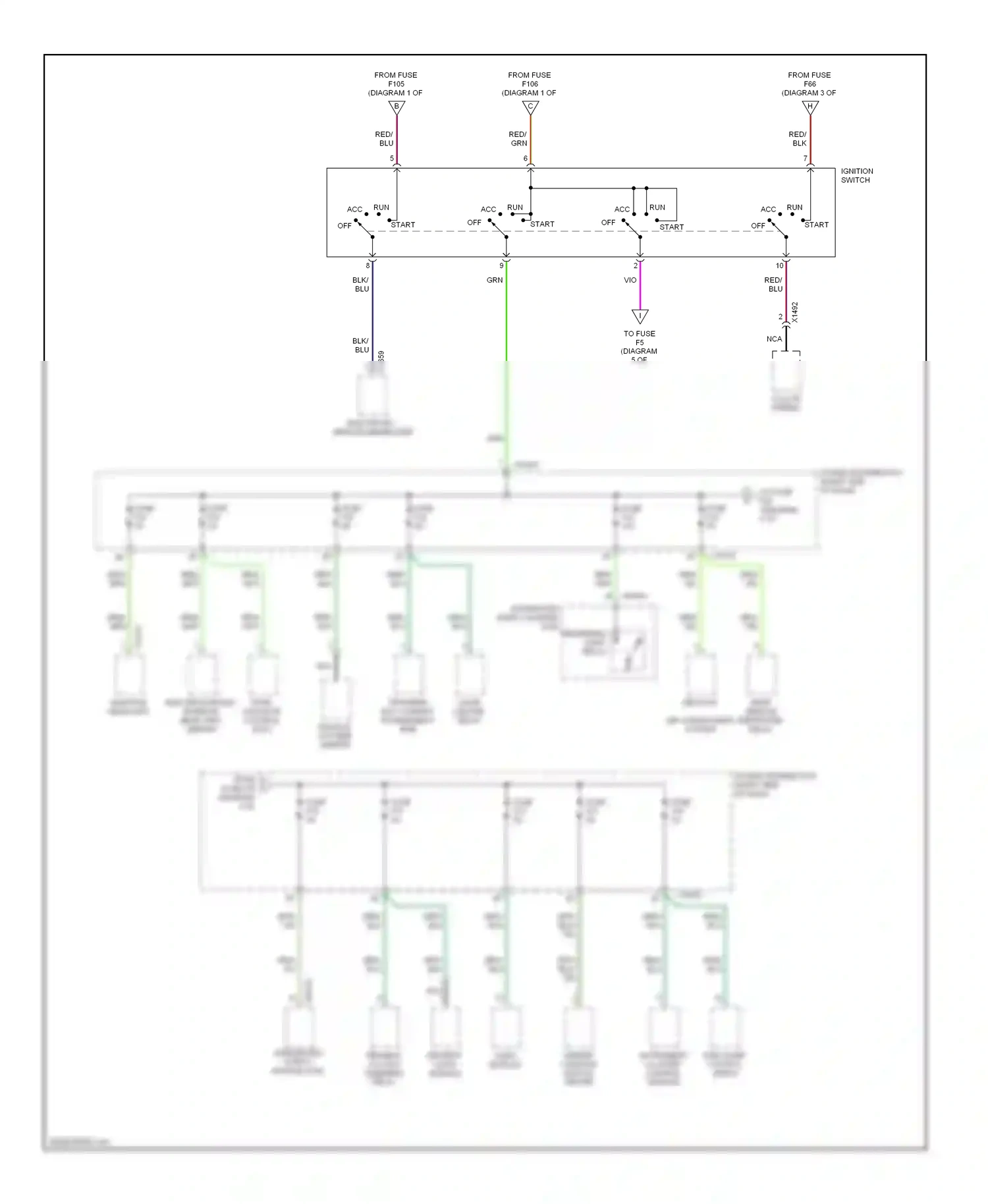 Wiring diagram blu for BMW X3 E83 facelift (2006-2010) (27 of 45)