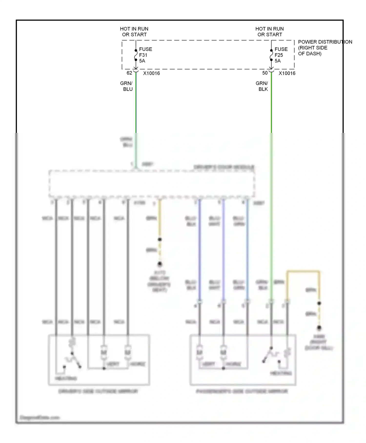 Wiring diagram blu for BMW X3 E83 facelift (2006-2010) (30 of 45)