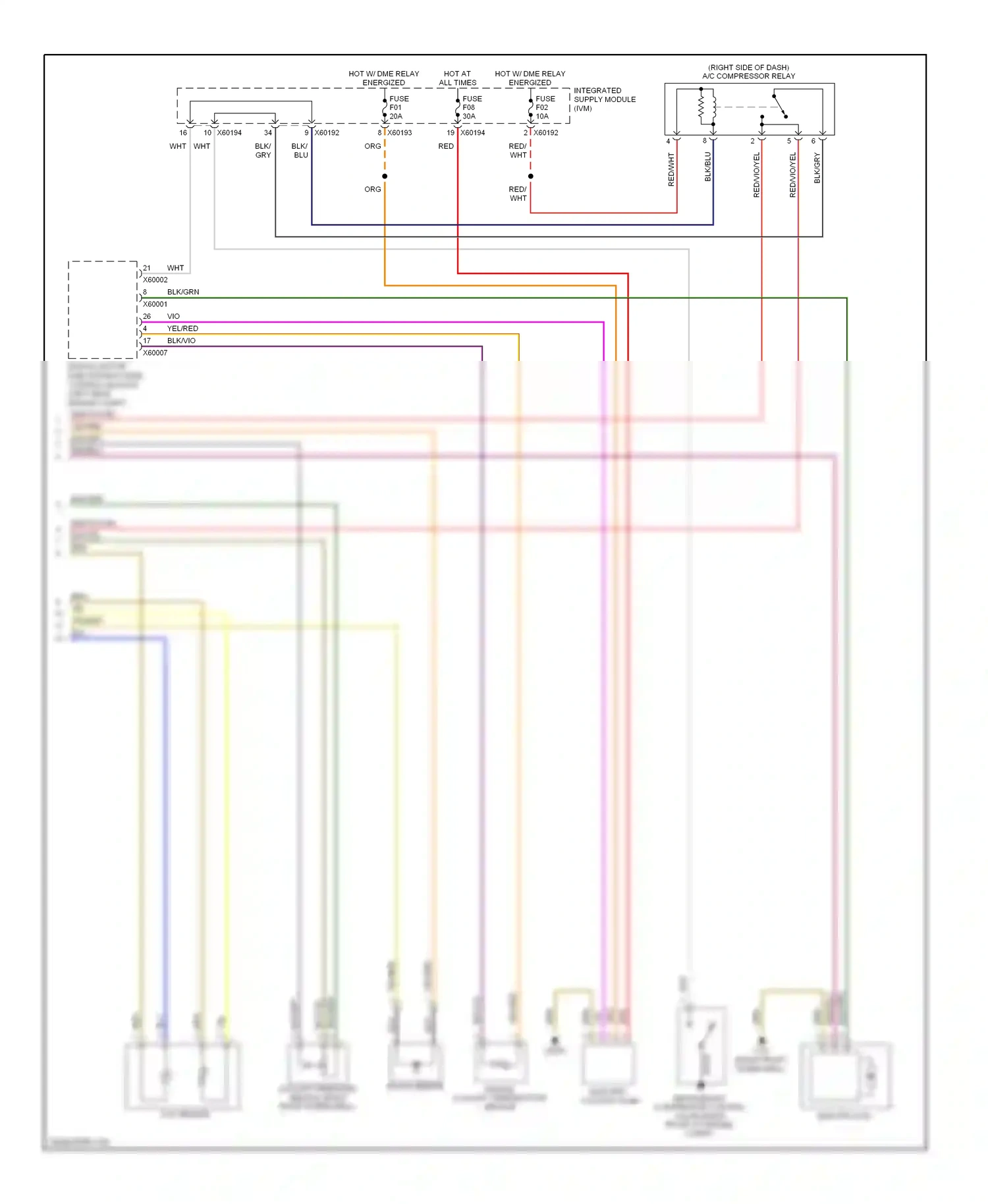 Wiring diagram brn for BMW X3 E83 facelift (2006-2010) (5 of 69)