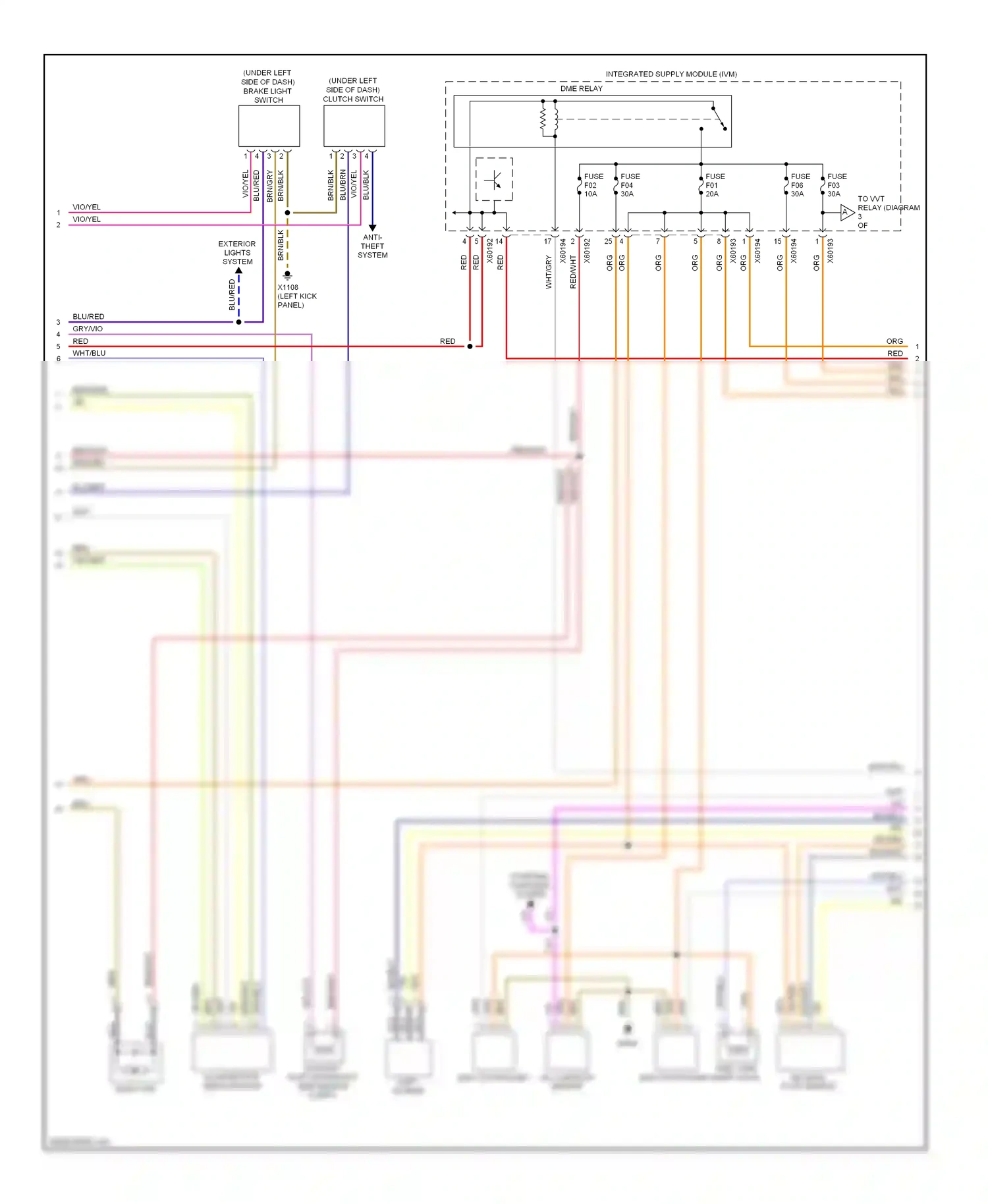 Wiring diagram brn/grn for BMW X3 E83 facelift (2006-2010) (10 of 11)