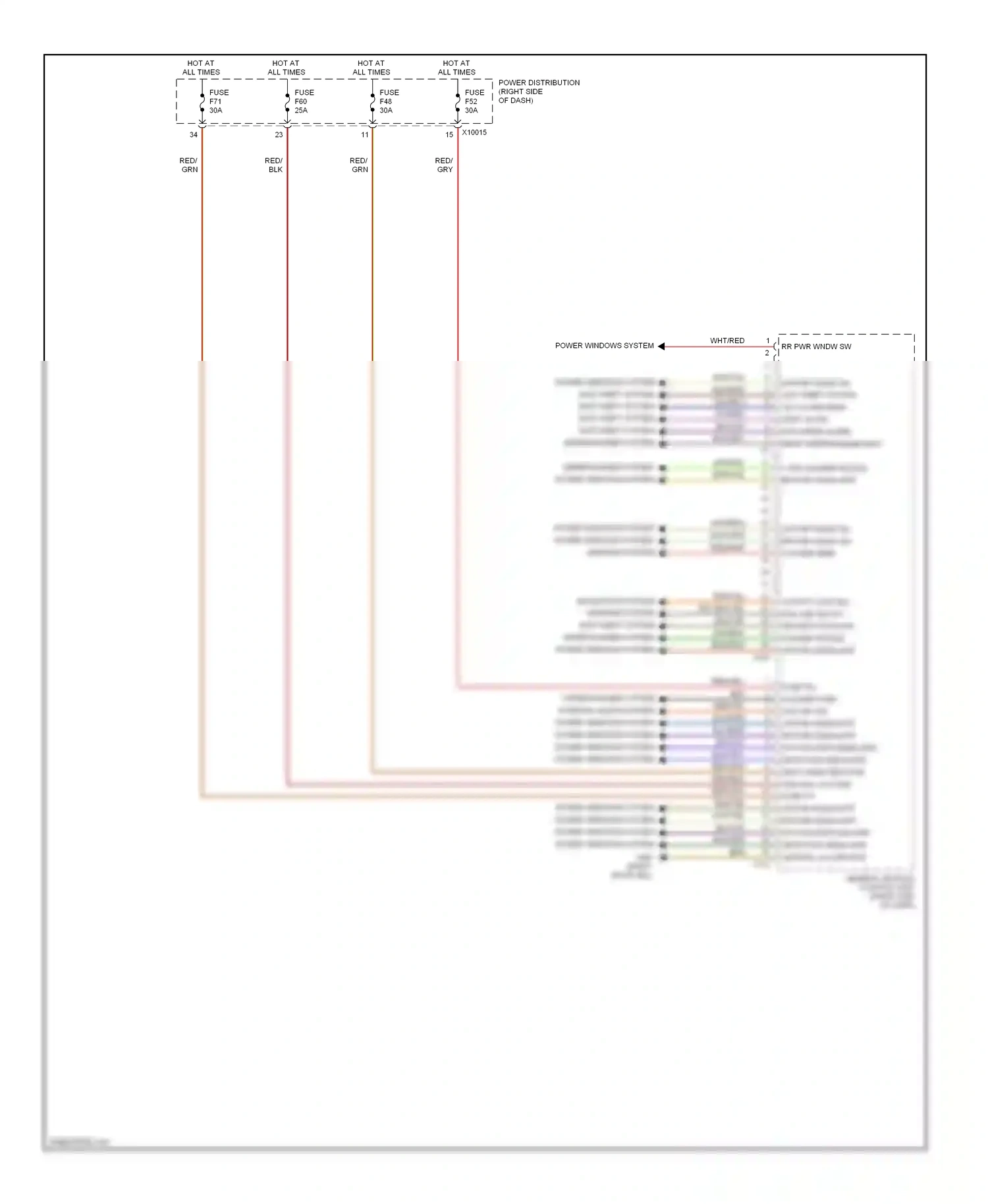 Wiring diagram brn/red for BMW X3 E83 facelift (2006-2010) (3 of 11)