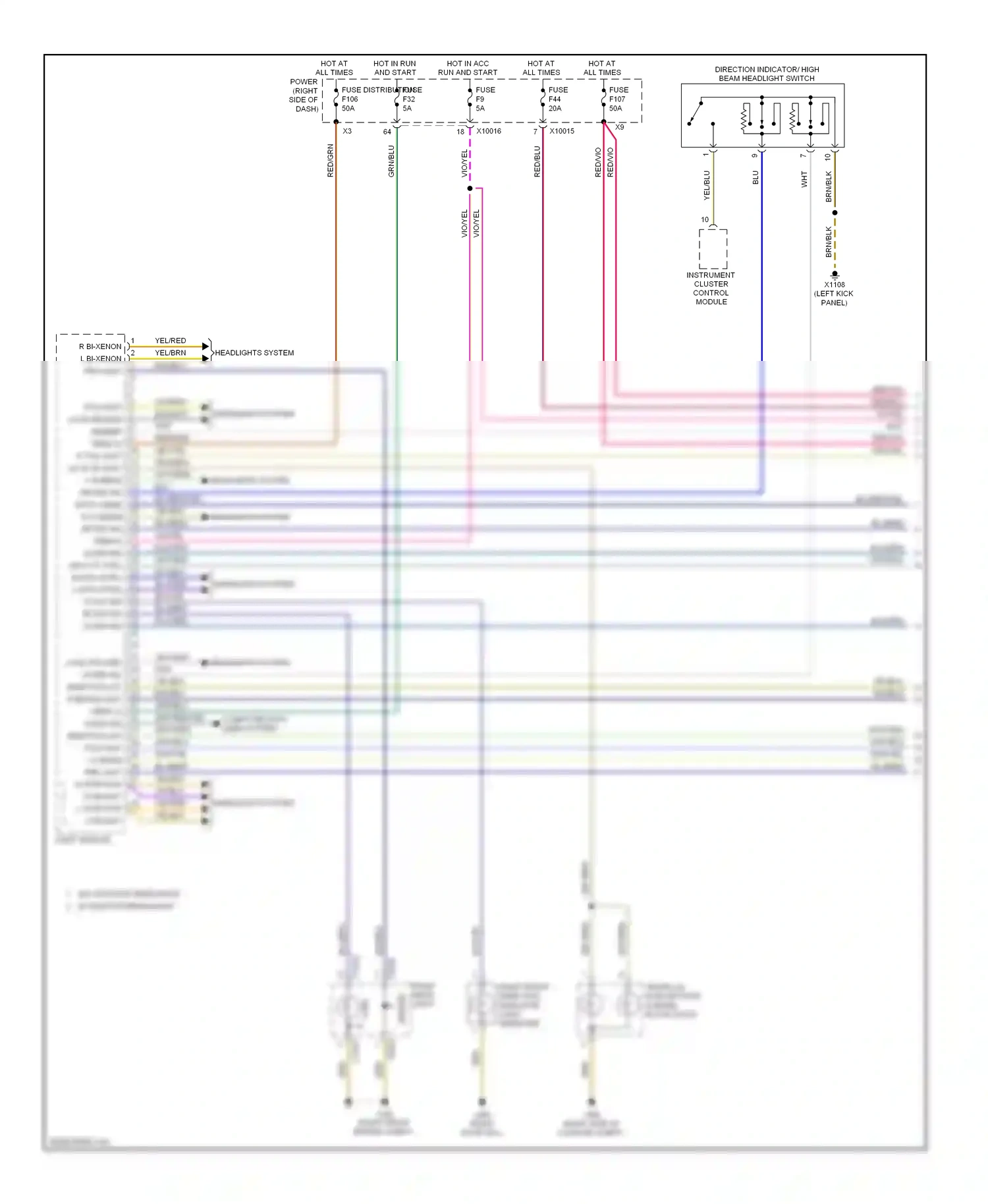 Wiring diagram computer data lines system for BMW X3 E83 facelift (2006-2010) (5 of 35)