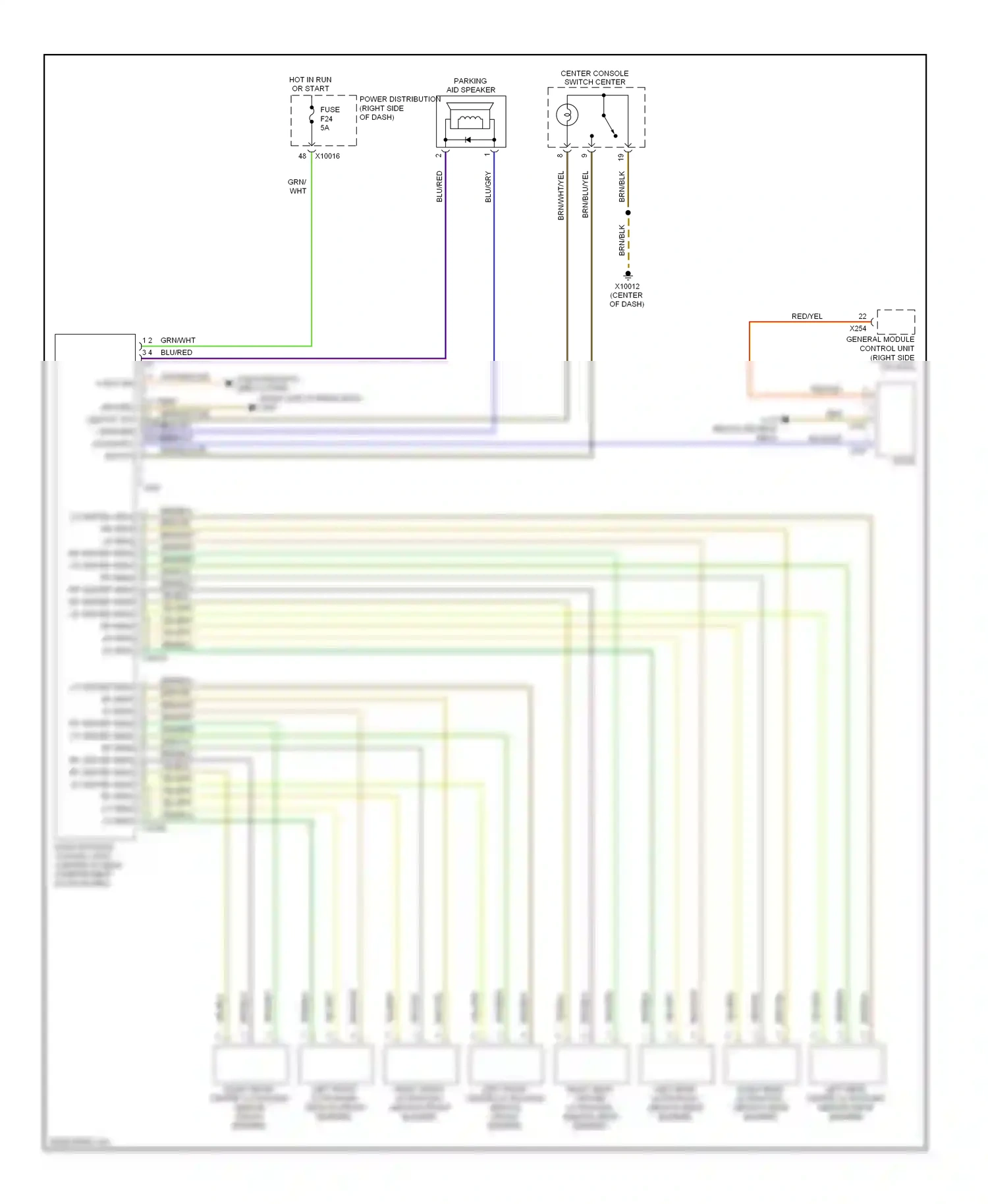 Wiring diagram computer data lines system for BMW X3 E83 facelift (2006-2010) (19 of 35)