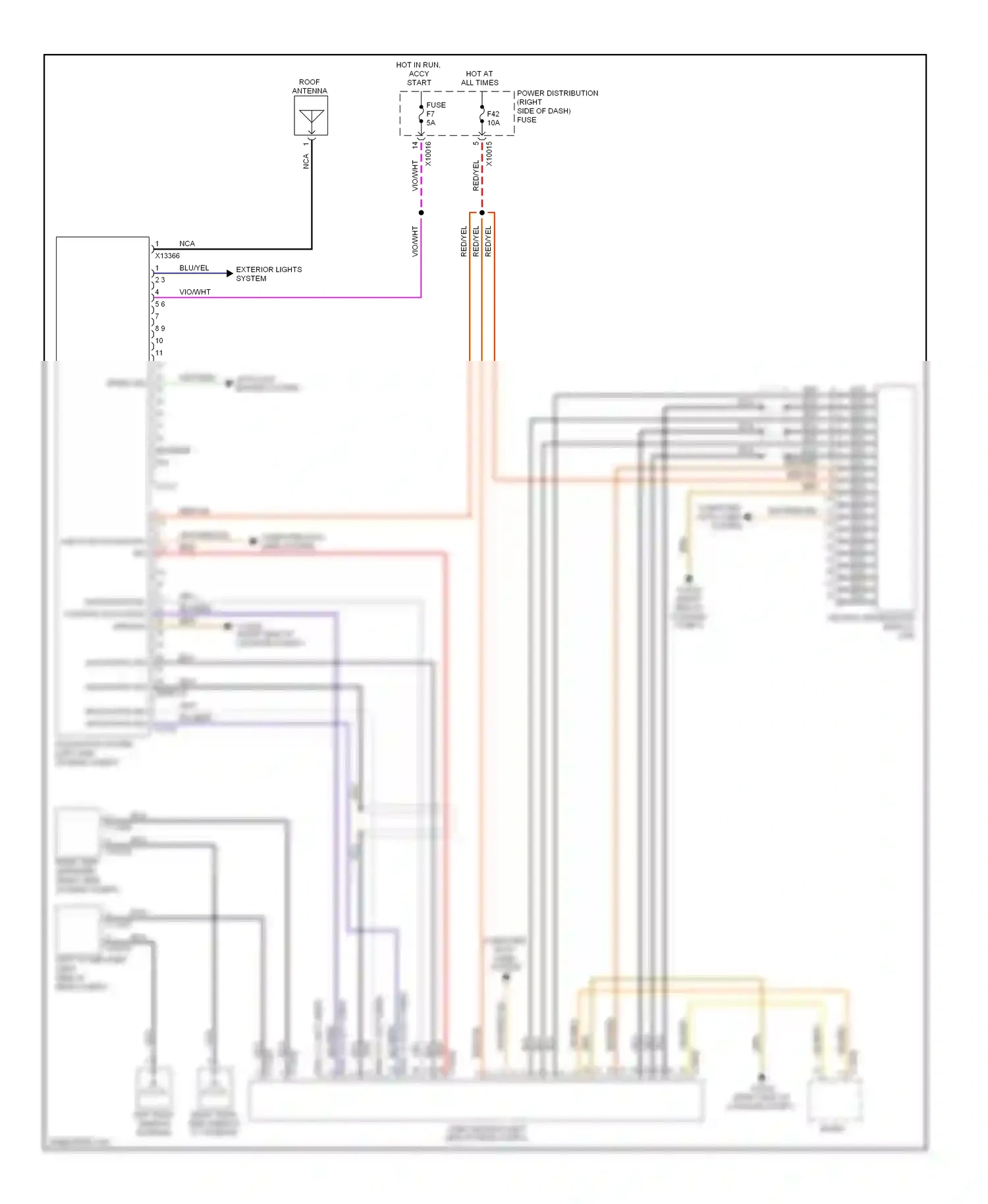 Wiring diagram nca for BMW X3 E83 facelift (2006-2010) (42 of 44)