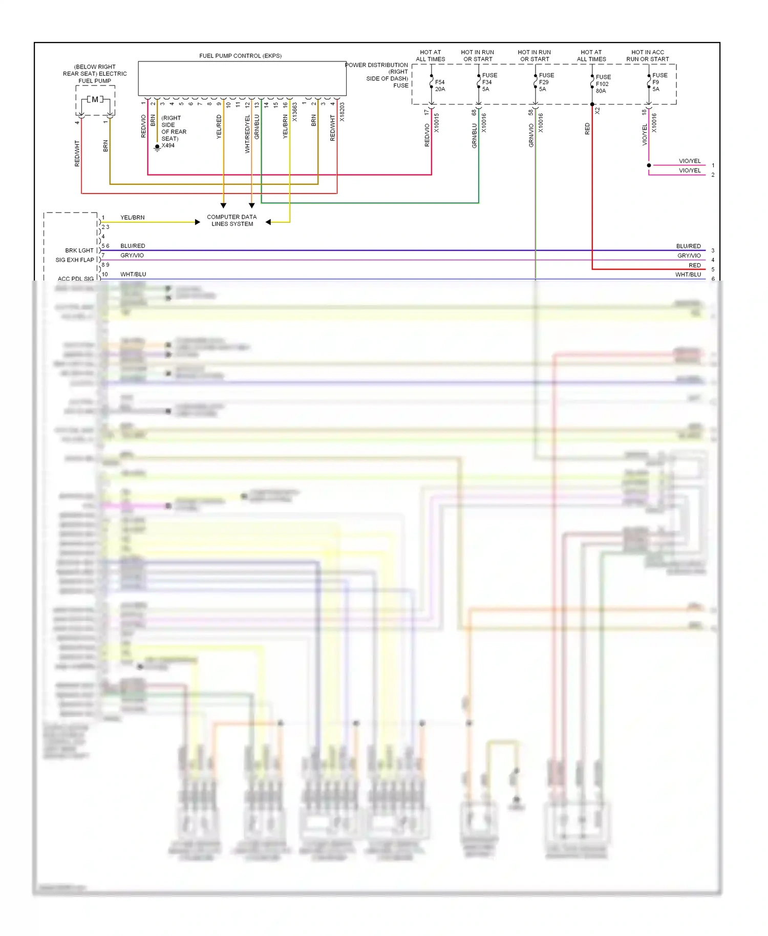 Wiring diagram nca for BMW X3 E83 facelift (2006-2010) (9 of 44)