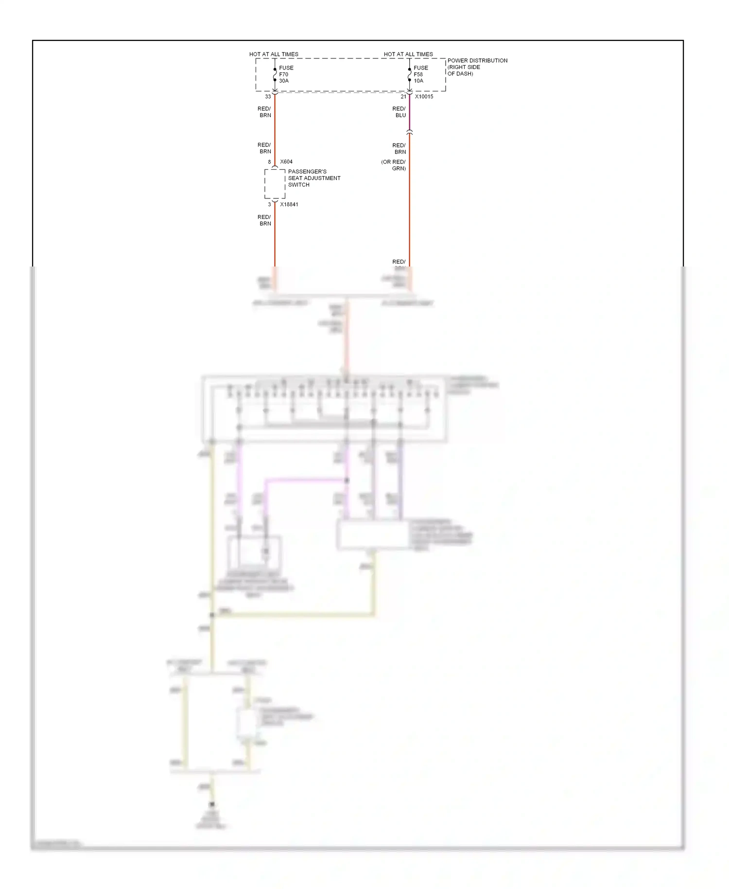 Wiring diagram (or red/ for BMW X3 E83 facelift (2006-2010) (2 of 2)
