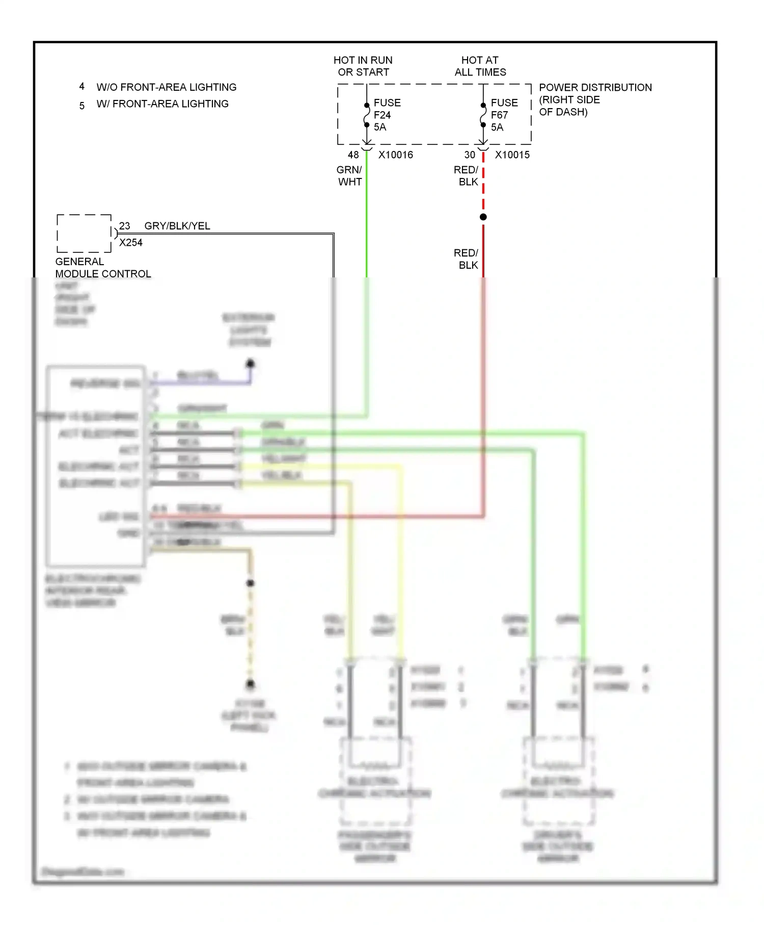 Wiring diagram red/blk for BMW X3 E83 facelift (2006-2010) (6 of 11)