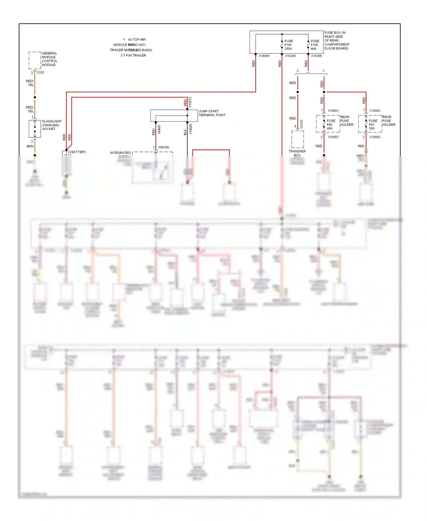 Wiring diagram terminating resistor txd for BMW X3 E83 facelift (2006-2010) (2 of 2)