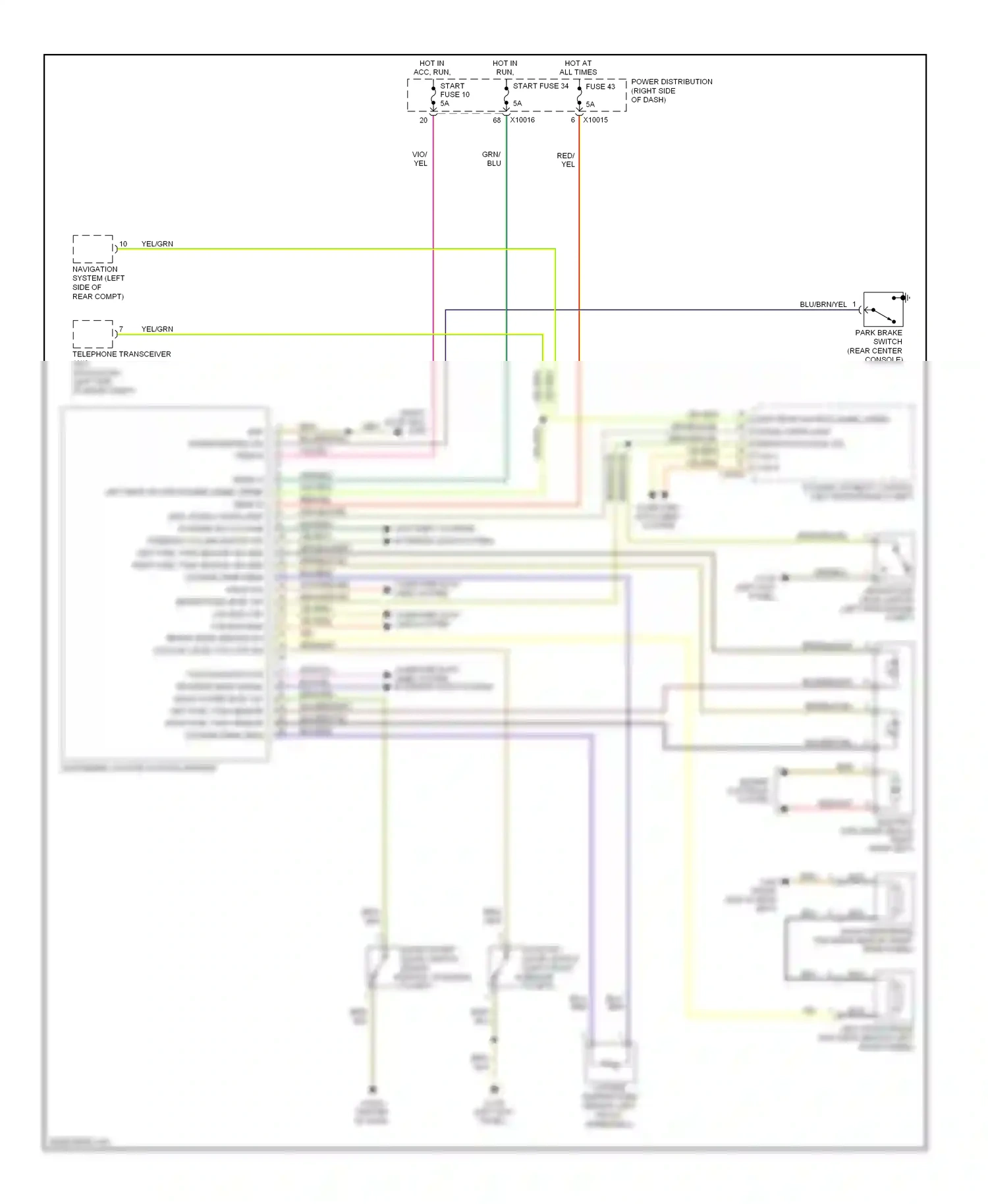 Wiring diagram vio for BMW X3 E83 facelift (2006-2010) (13 of 34)