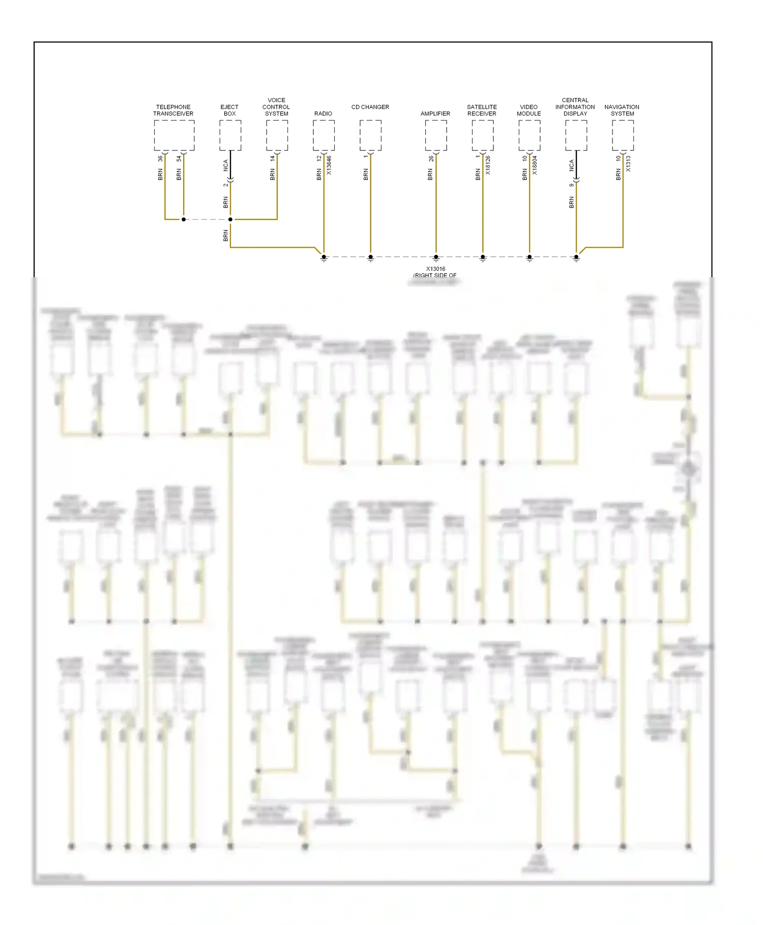 Wiring diagram volute spring for BMW X3 E83 facelift (2006-2010) (4 of 8)