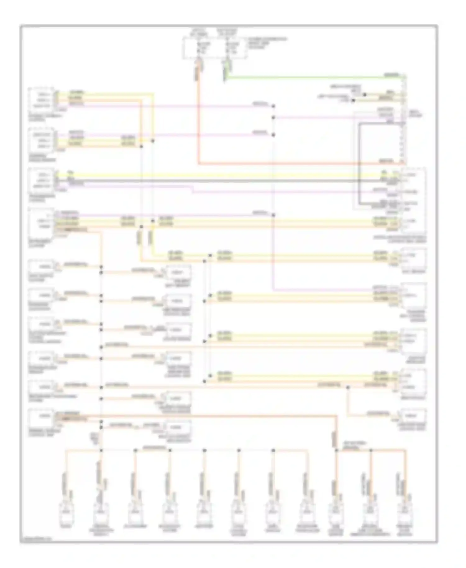 X3 BMW E83 (2003-2006): Computer data lines circuit