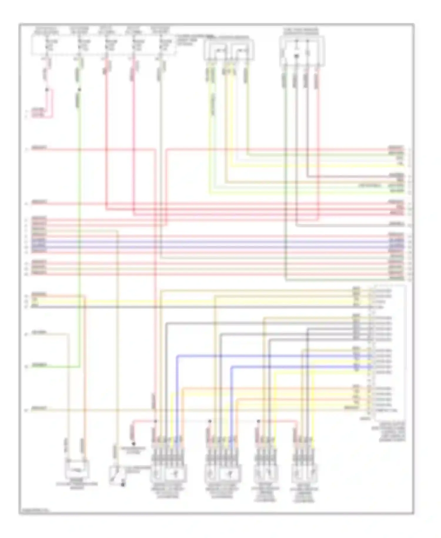 X3 BMW E83 (2003-2006): Wiring diagram engine performance 3.0l (3 of 4)