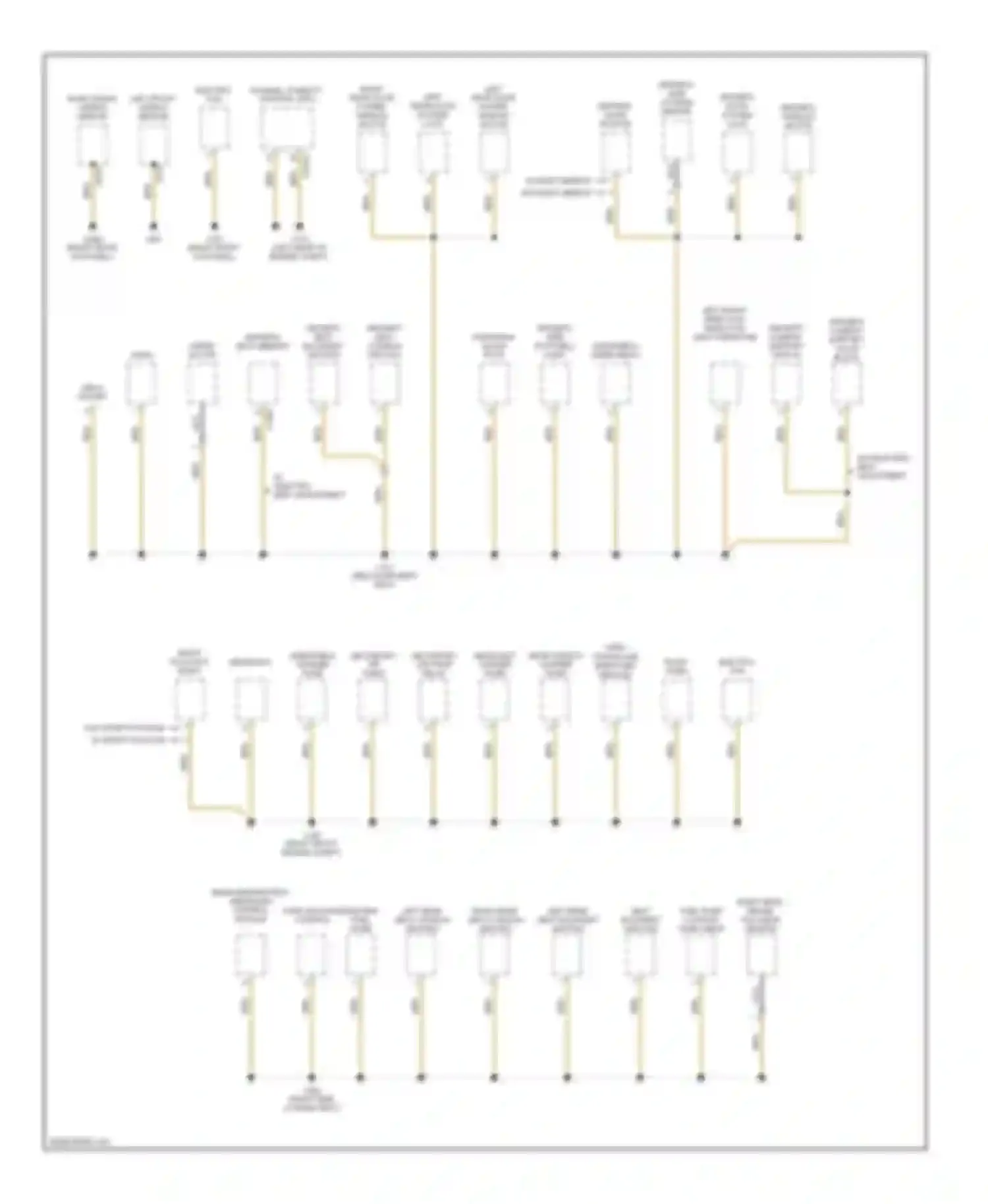X3 BMW E83 (2003-2006): Ground distribution circuit (1 of 4)