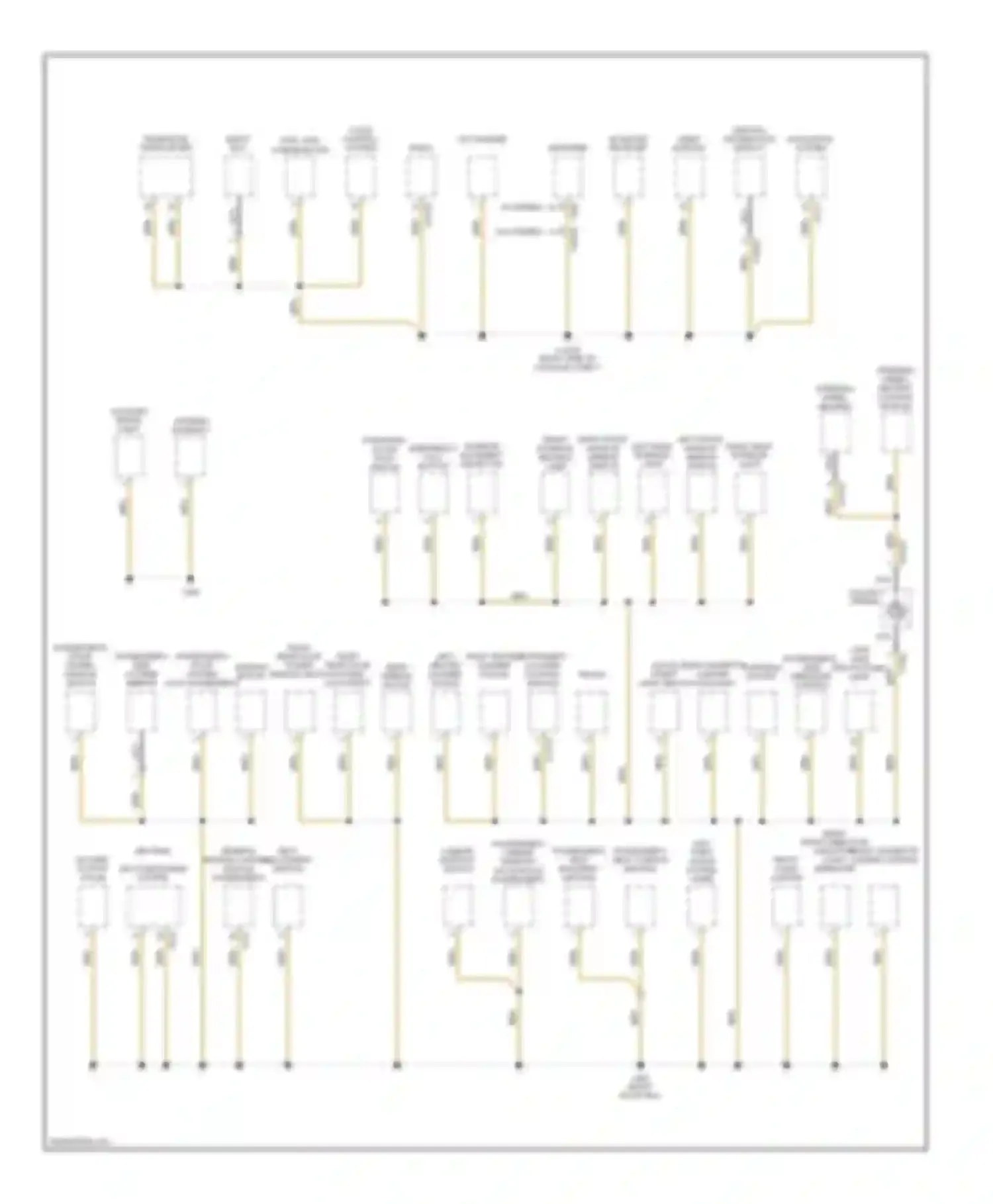 X3 BMW E83 (2003-2006): Ground distribution circuit (3 of 4)