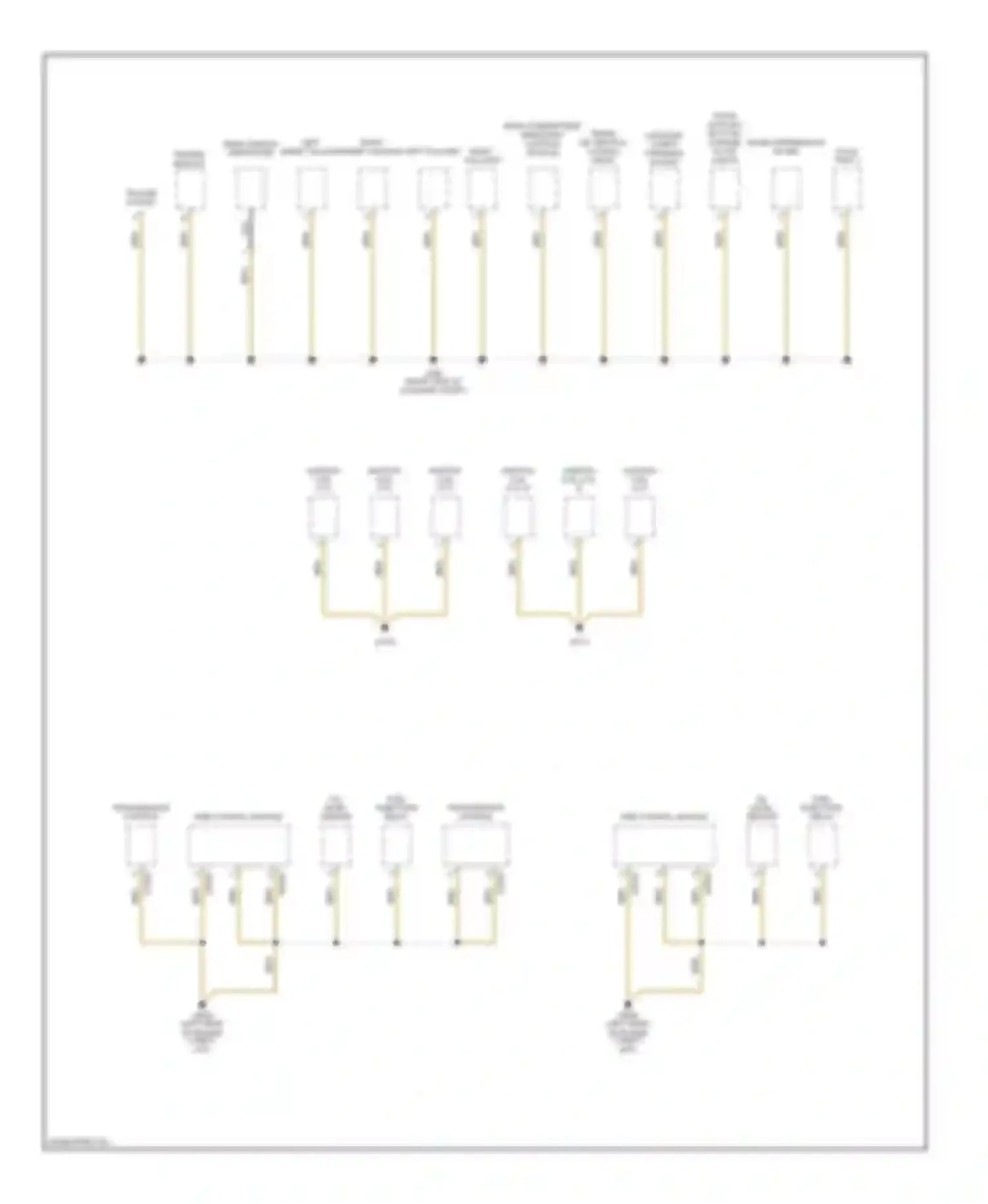 X3 BMW E83 (2003-2006): Ground distribution circuit (4 of 4)