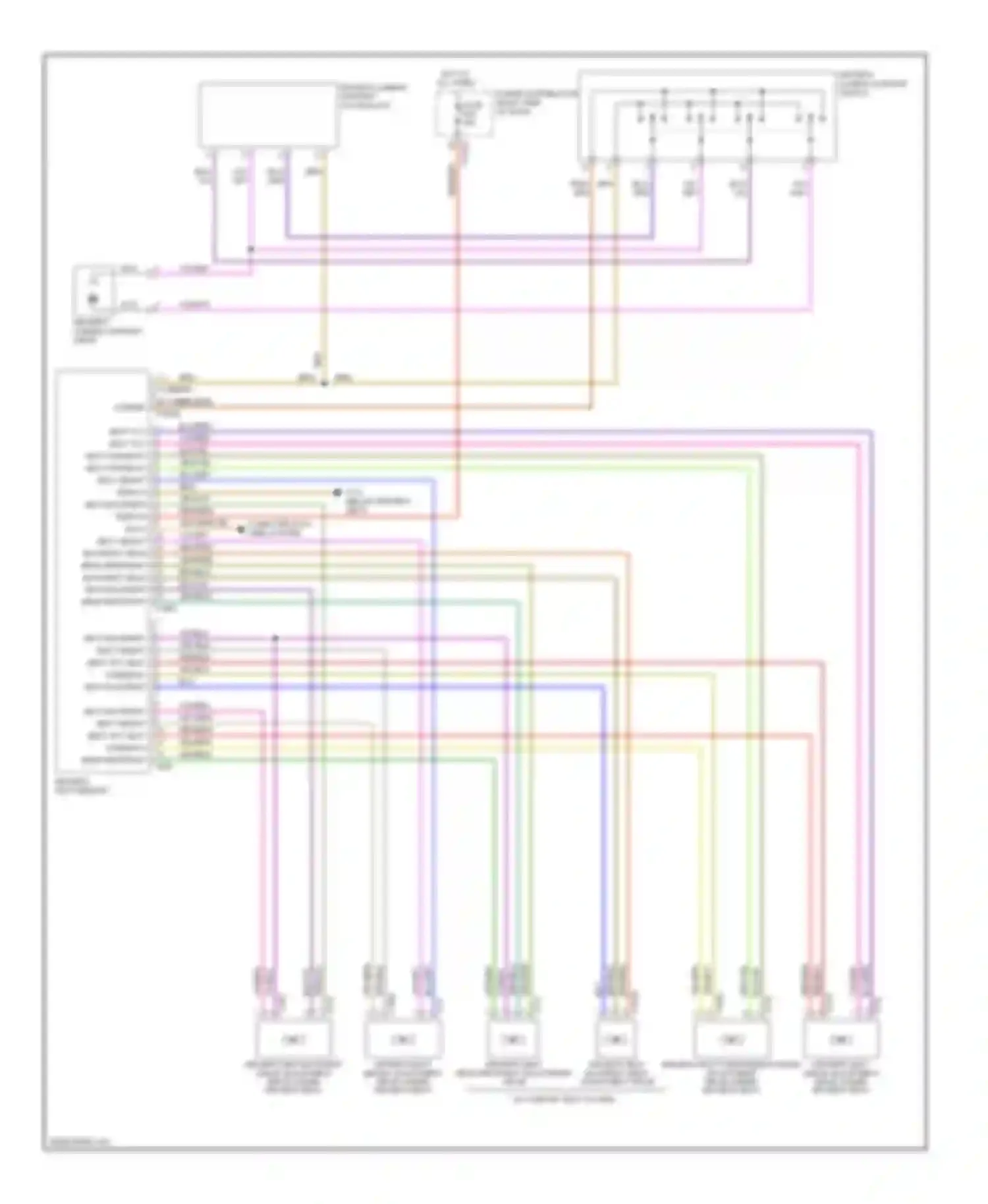 X3 BMW E83 (2003-2006): Memory systems circuit
