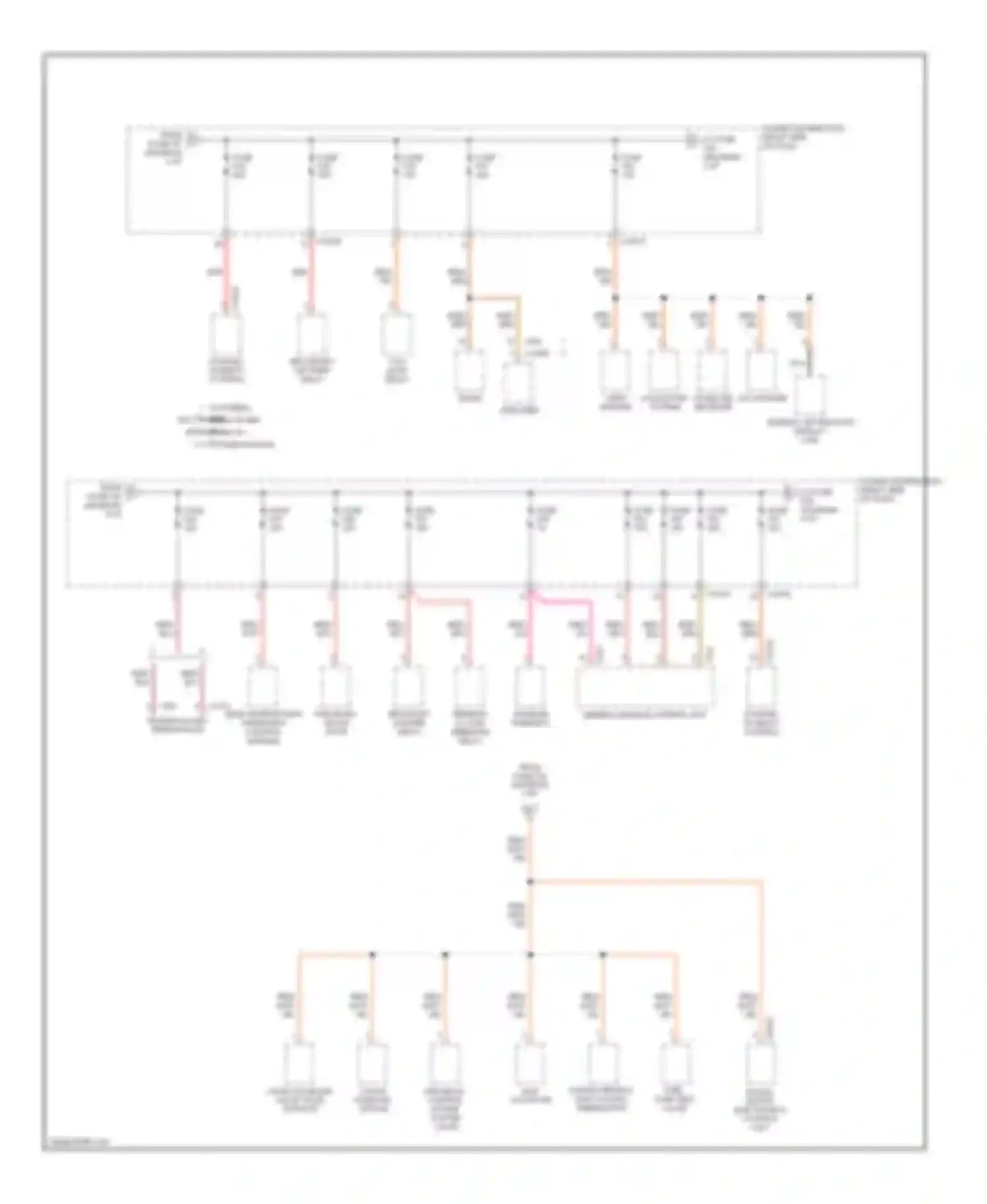 X3 BMW E83 (2003-2006): Power distribution circuit (3 of 6)