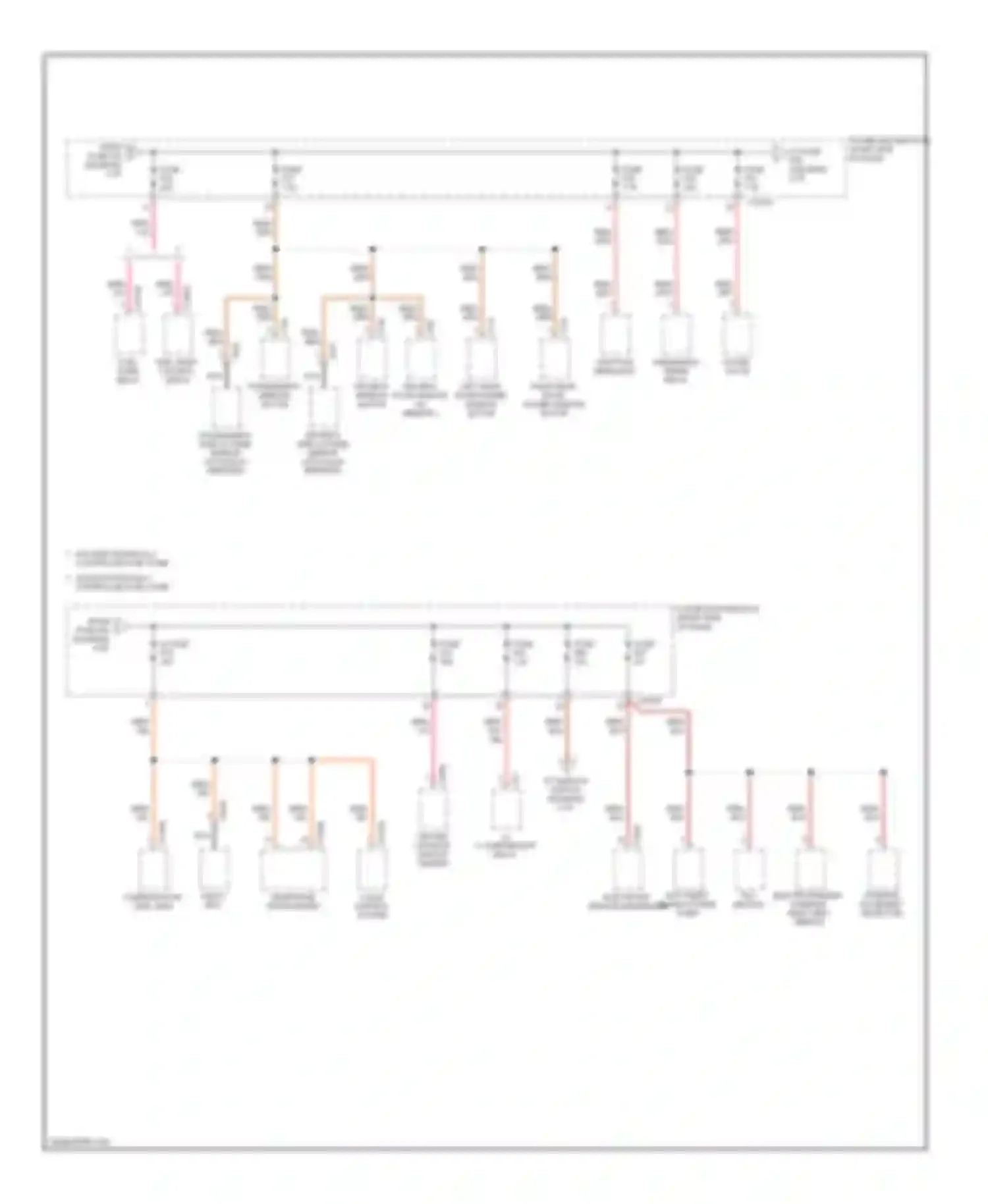 X3 BMW E83 (2003-2006): Power distribution circuit (4 of 6)