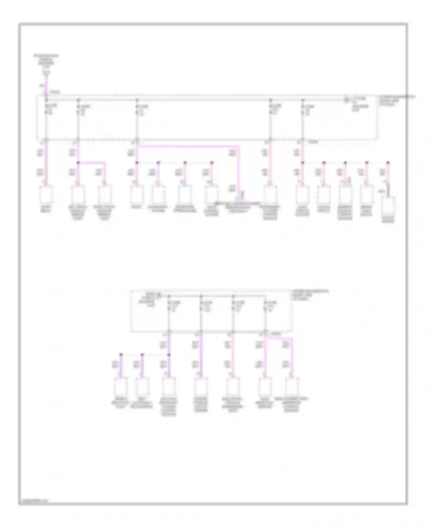 X3 BMW E83 (2003-2006): Power distribution circuit (6 of 6)