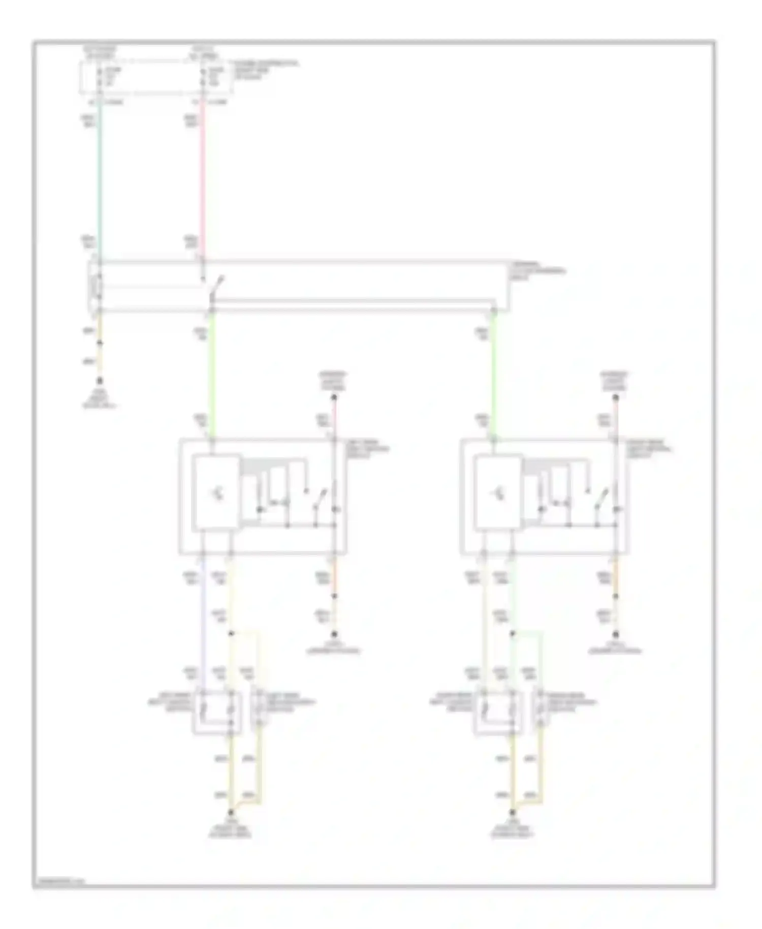 X3 BMW E83 (2003-2006): Rear heated seats circuit