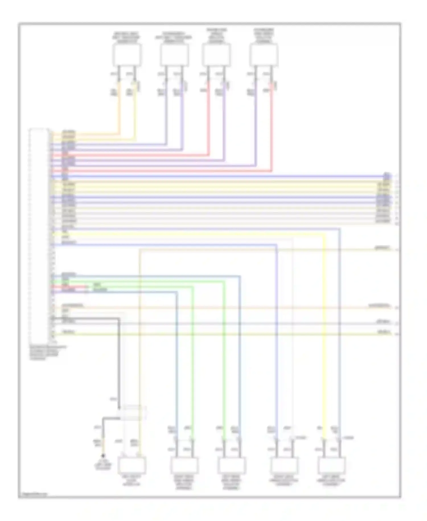 X3 BMW E83 (2003-2006): Supplemental restraints circuit (1 of 3)