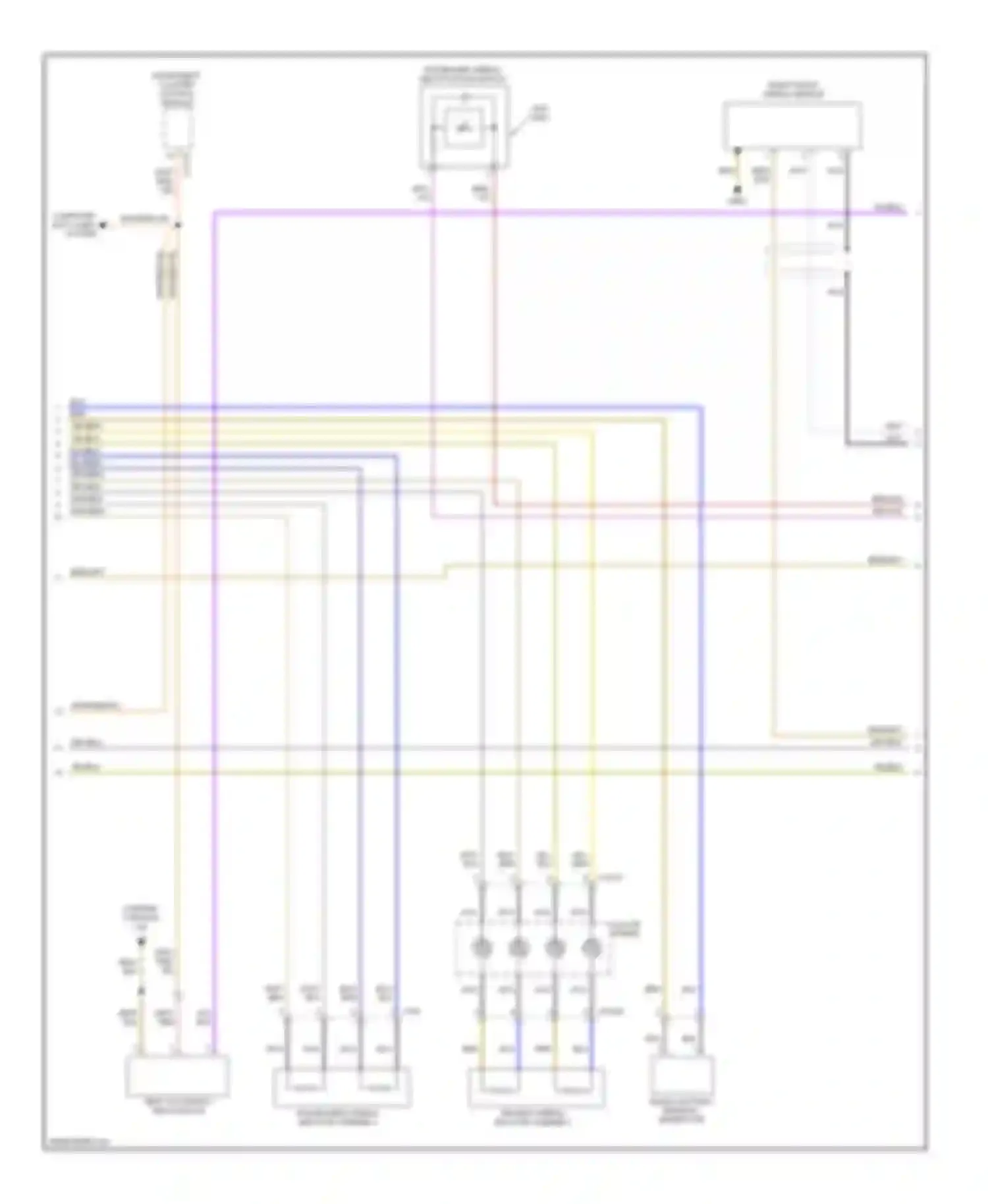 X3 BMW E83 (2003-2006): Supplemental restraints circuit (2 of 3)