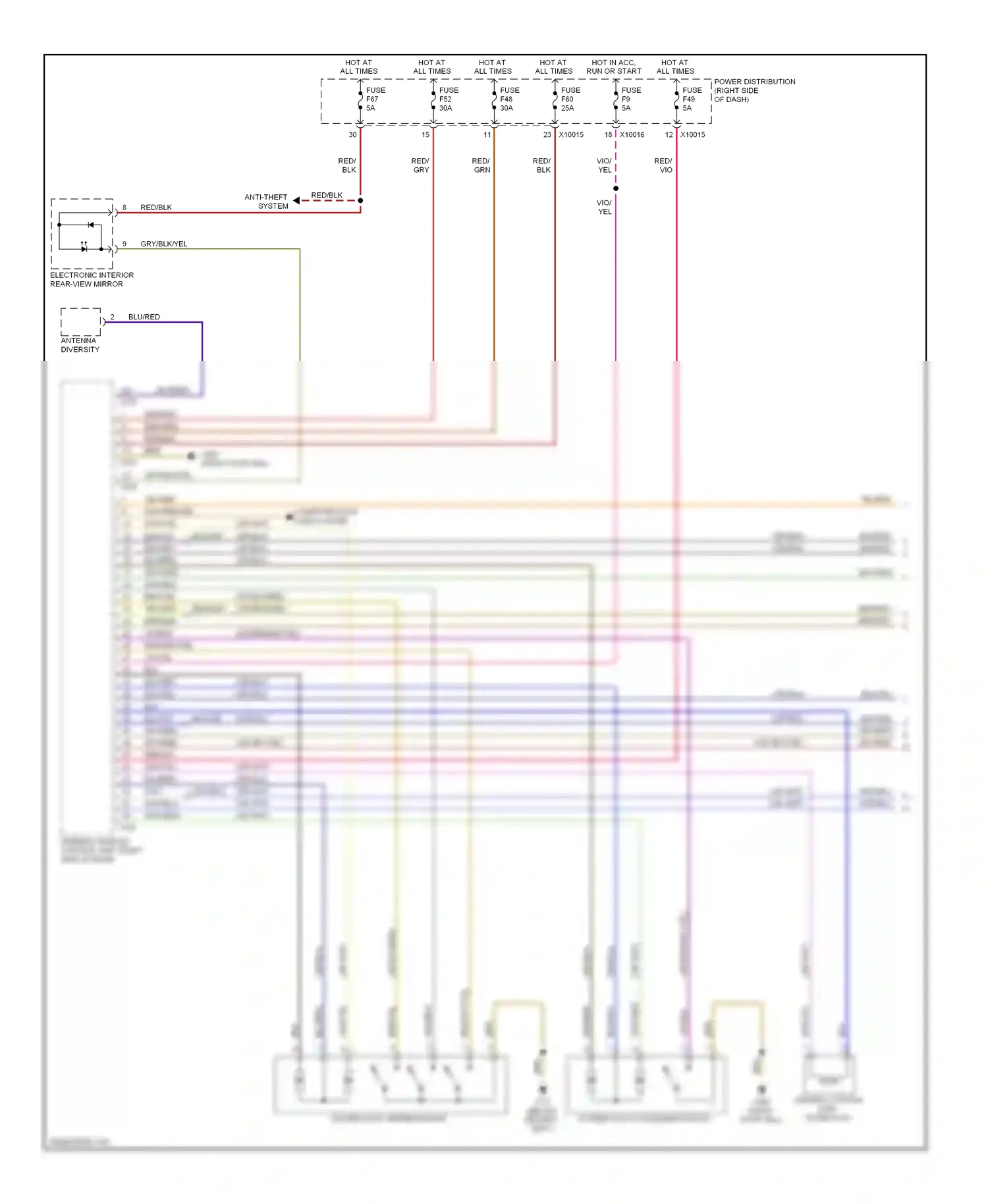 Wiring diagram blk for BMW X3 E83 (2003-2006) (29 of 50)