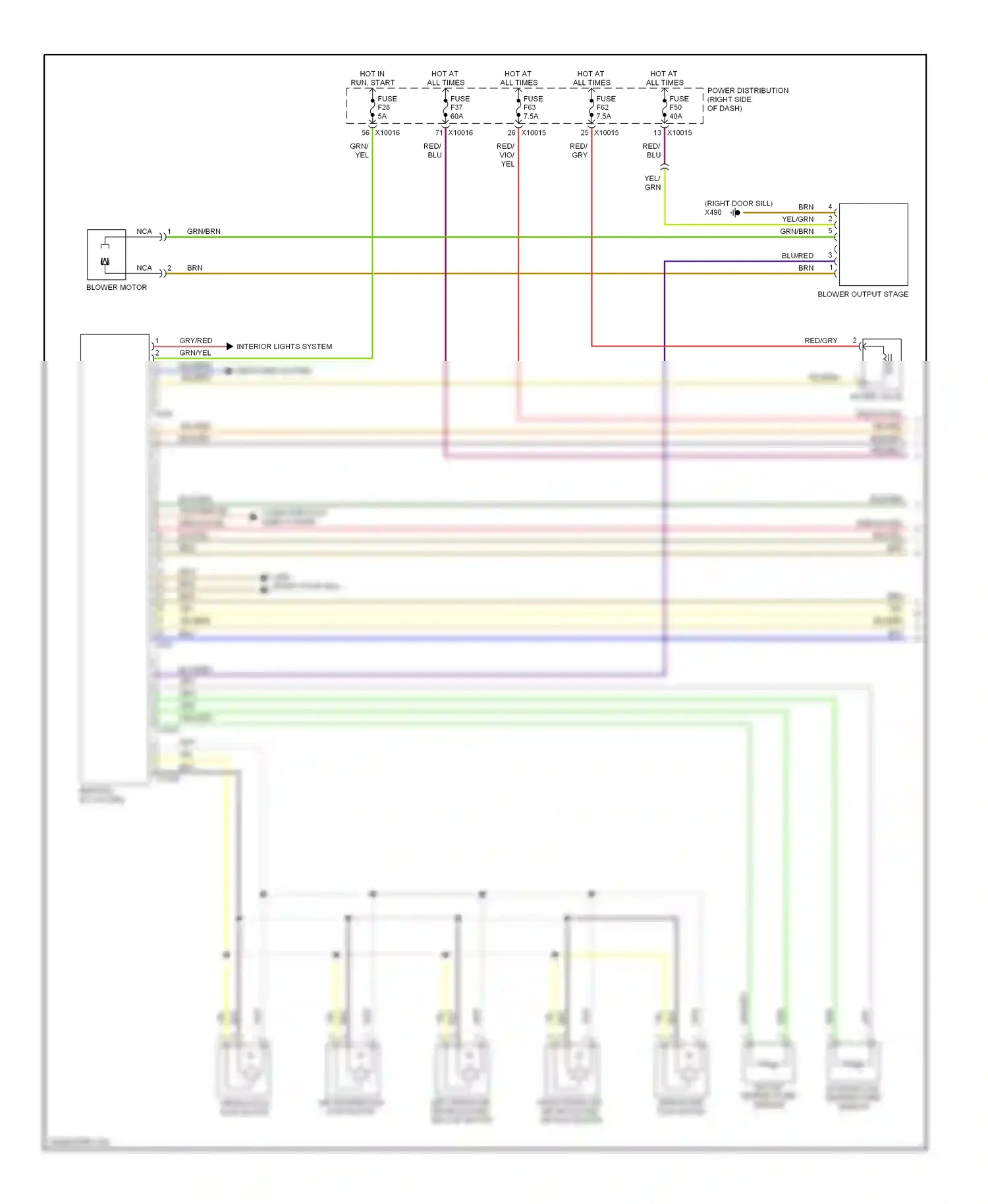 Wiring diagram blk/gry for BMW X3 E83 (2003-2006) (1 of 14)