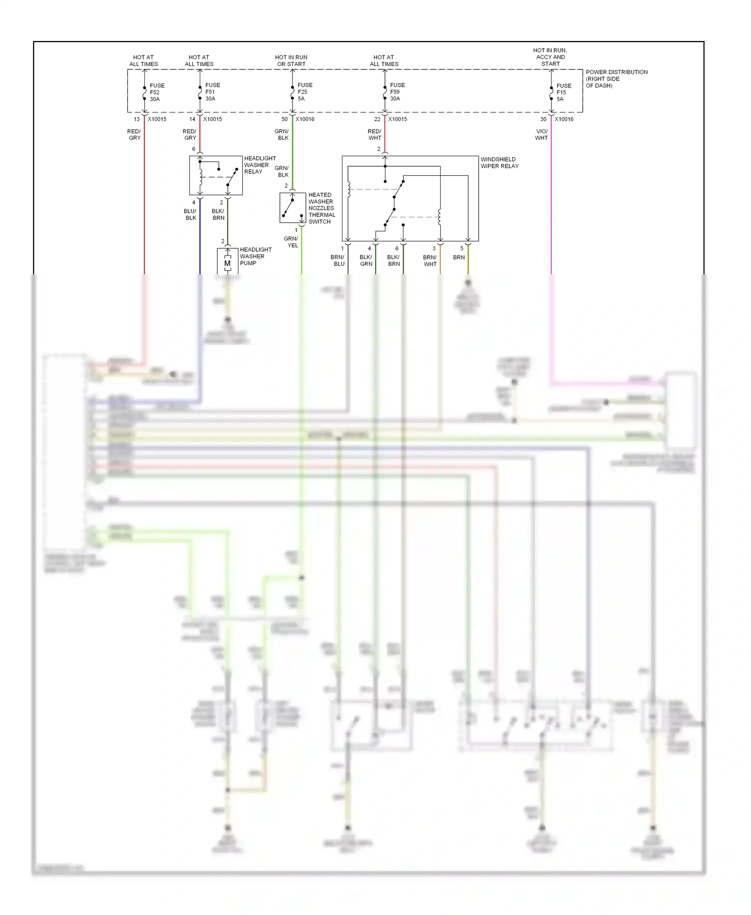 Wiring diagram blu for BMW X3 E83 (2003-2006) (43 of 46)