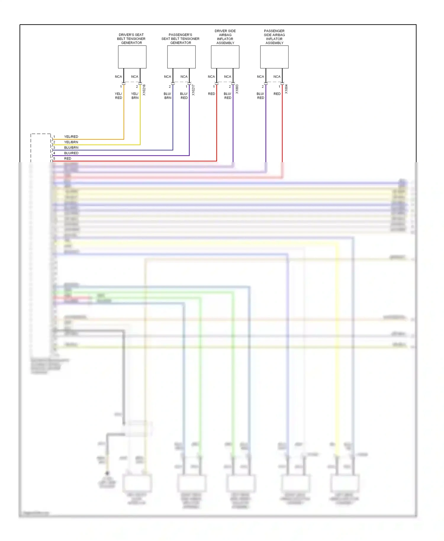 Wiring diagram blu/blk for BMW X3 E83 (2003-2006) (14 of 16)