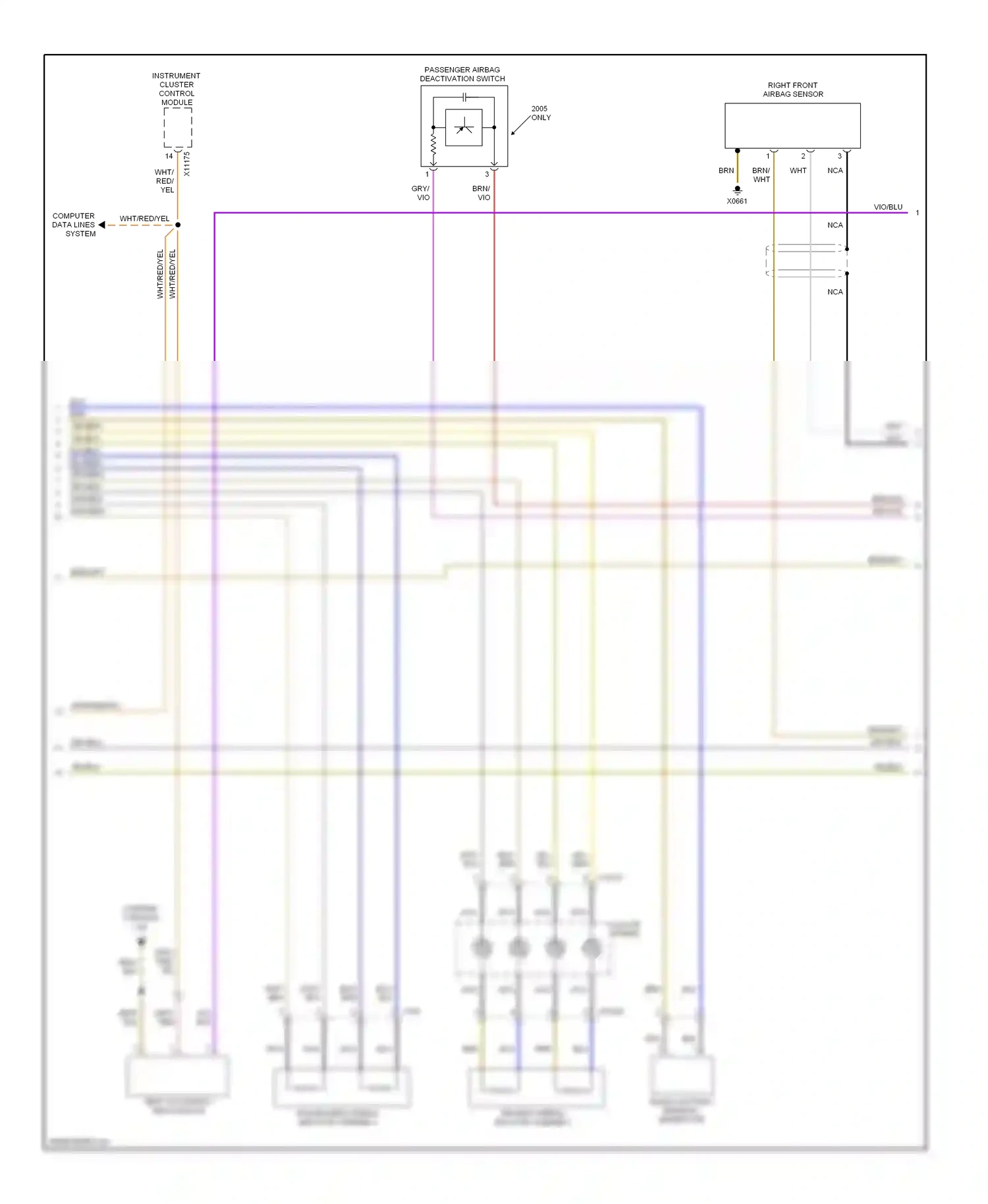 Wiring diagram gry/blk for BMW X3 E83 (2003-2006) (6 of 8)