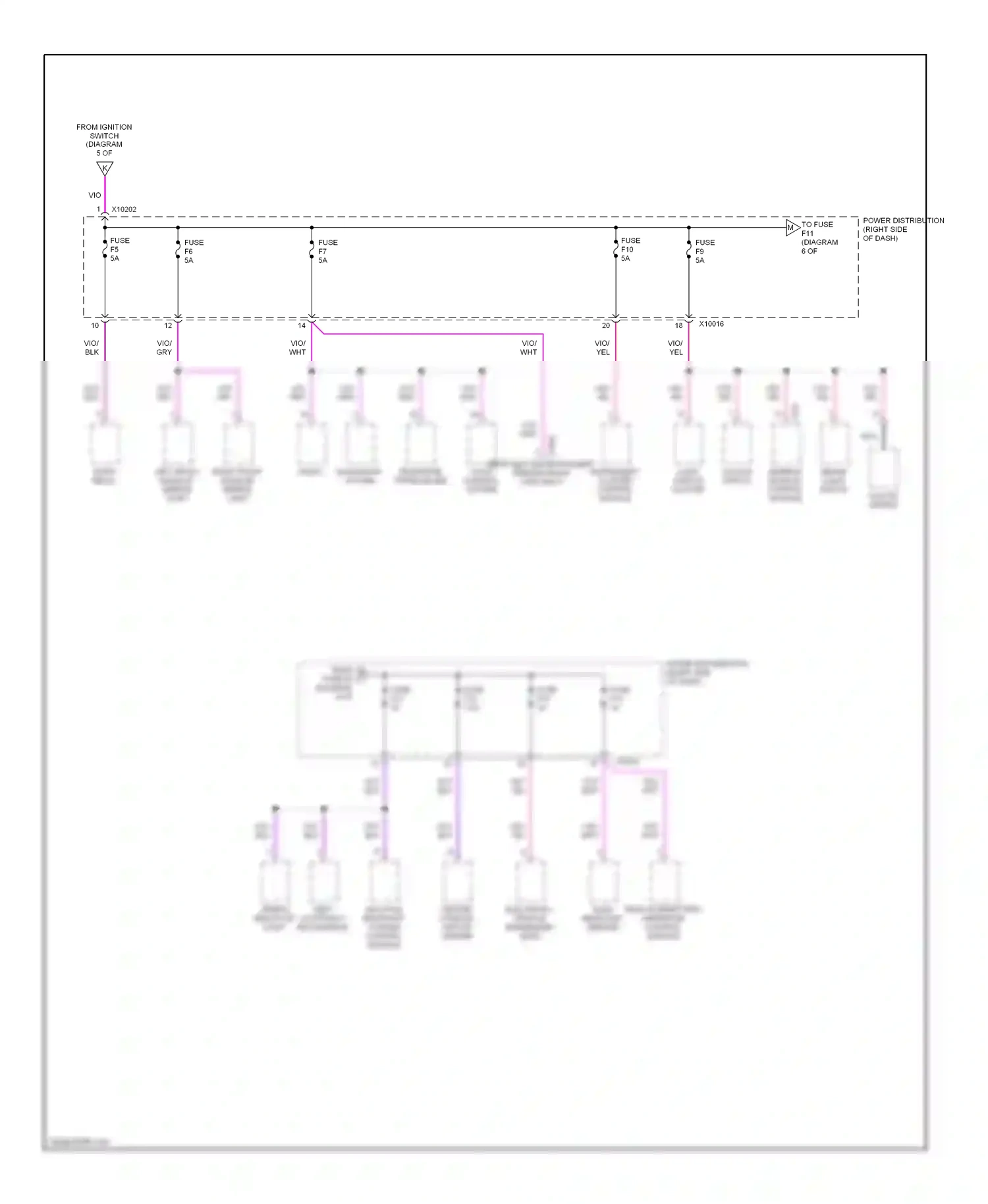 Wiring diagram voice control system for BMW X3 E83 (2003-2006) (5 of 7)