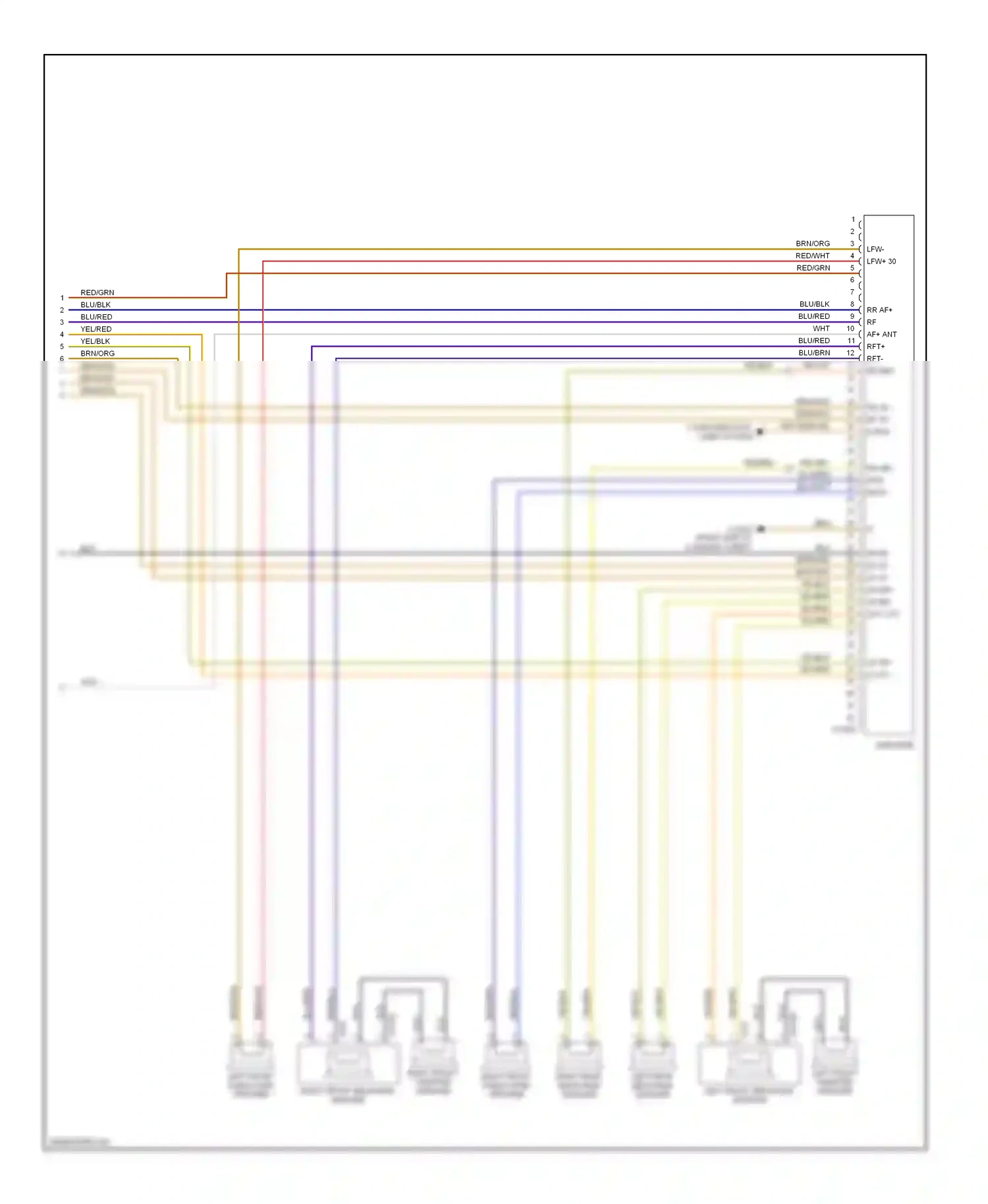 Wiring diagram yel/blk for BMW X3 E83 (2003-2006) (9 of 14)