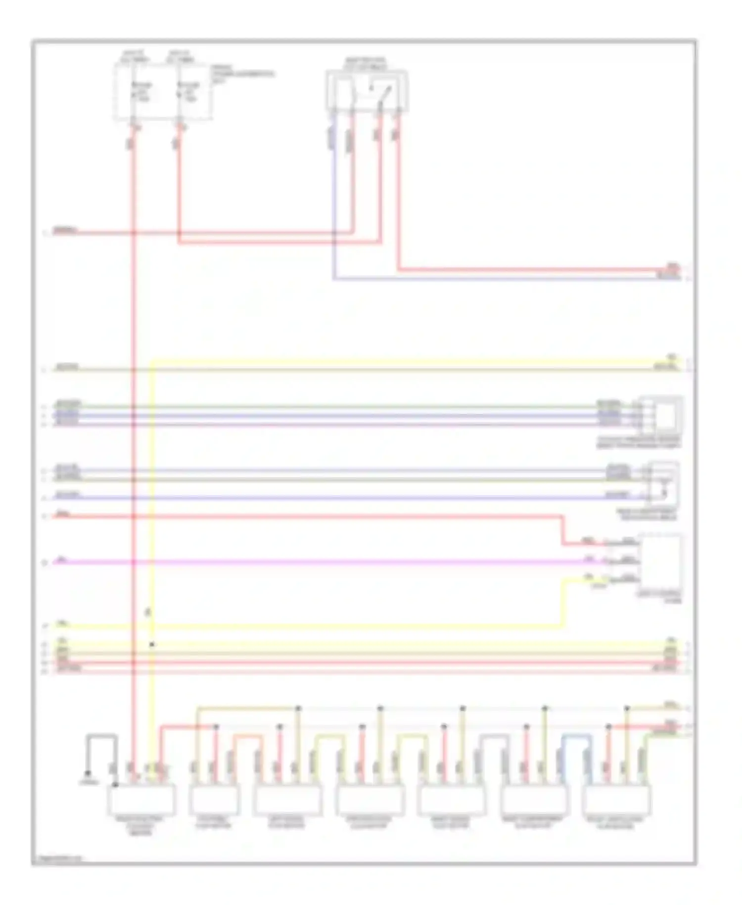 X3 BMW F25 (2010-2014): Automatic a/c circuit (2 of 3)