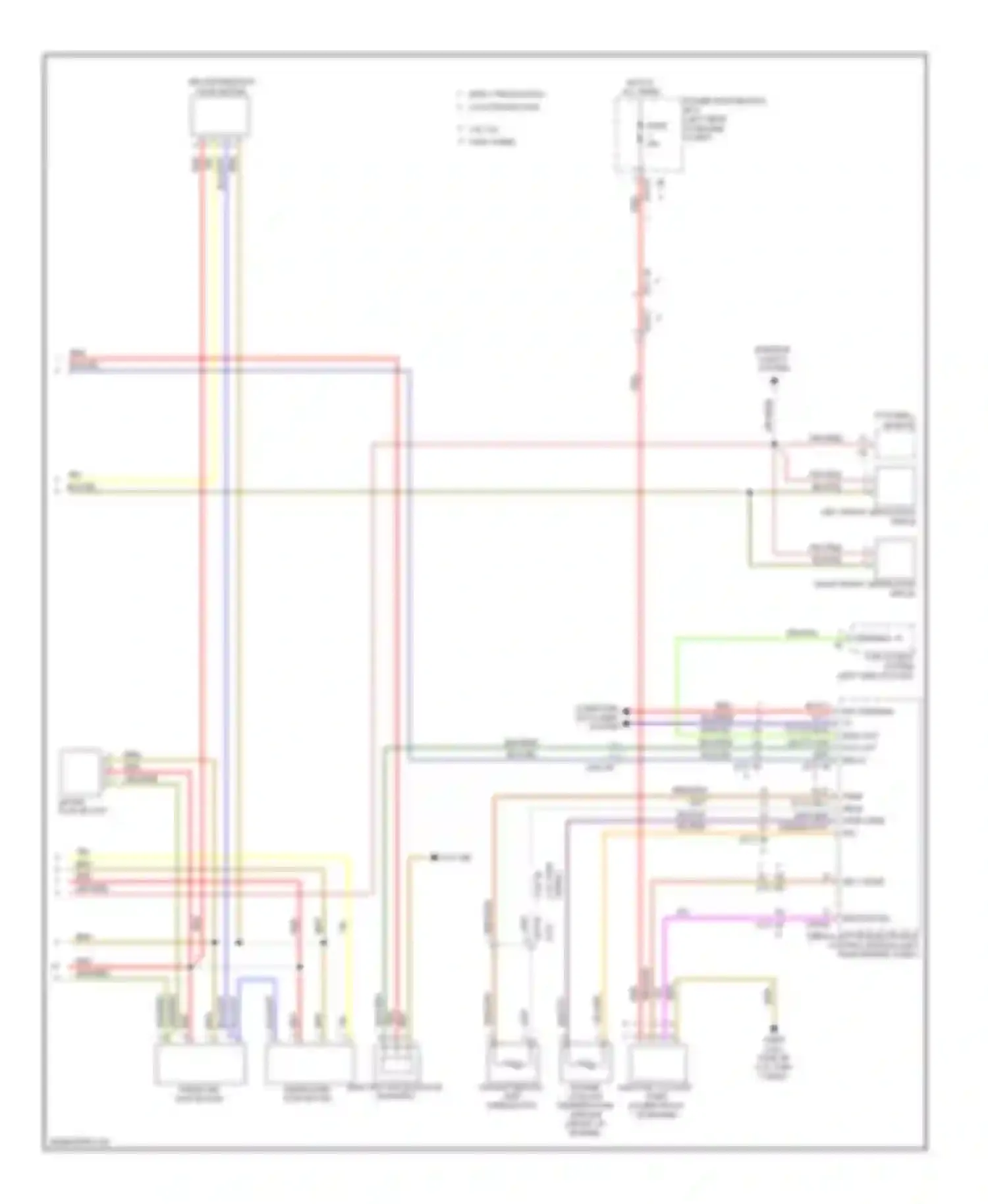 X3 BMW F25 (2010-2014): Automatic a/c circuit (3 of 3)