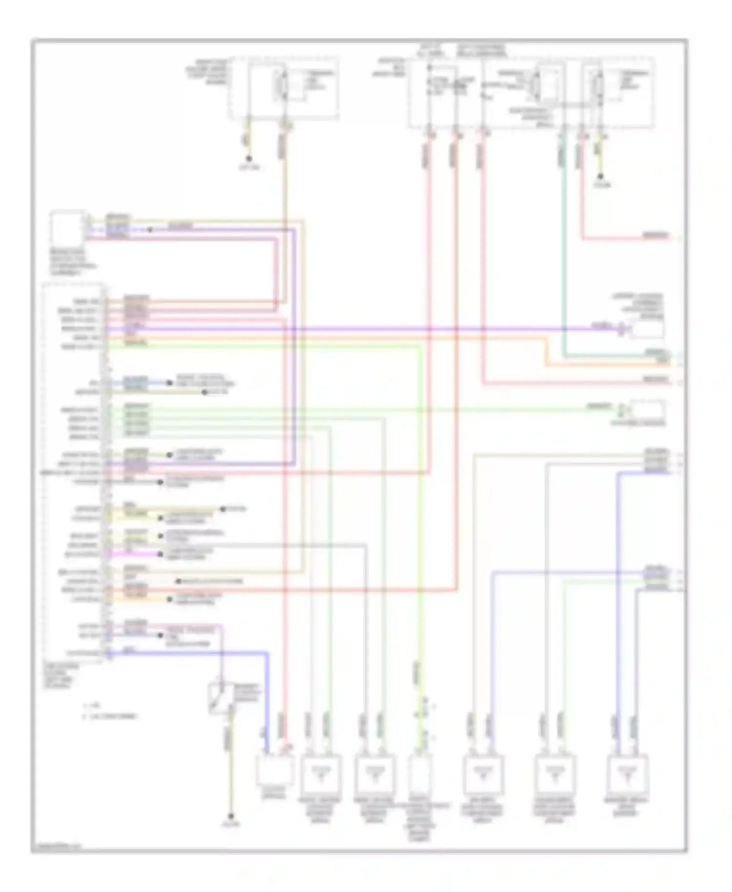 X3 BMW F25 (2010-2014): Anti-theft circuit (1 of 2)