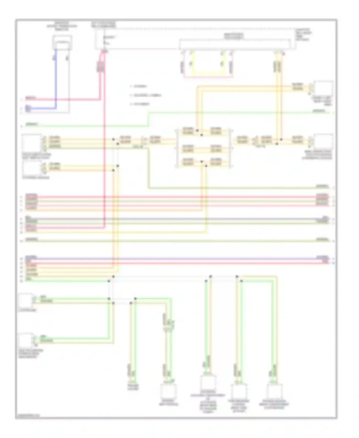 X3 BMW F25 (2010-2014): Computer data lines circuit (2 of 3)