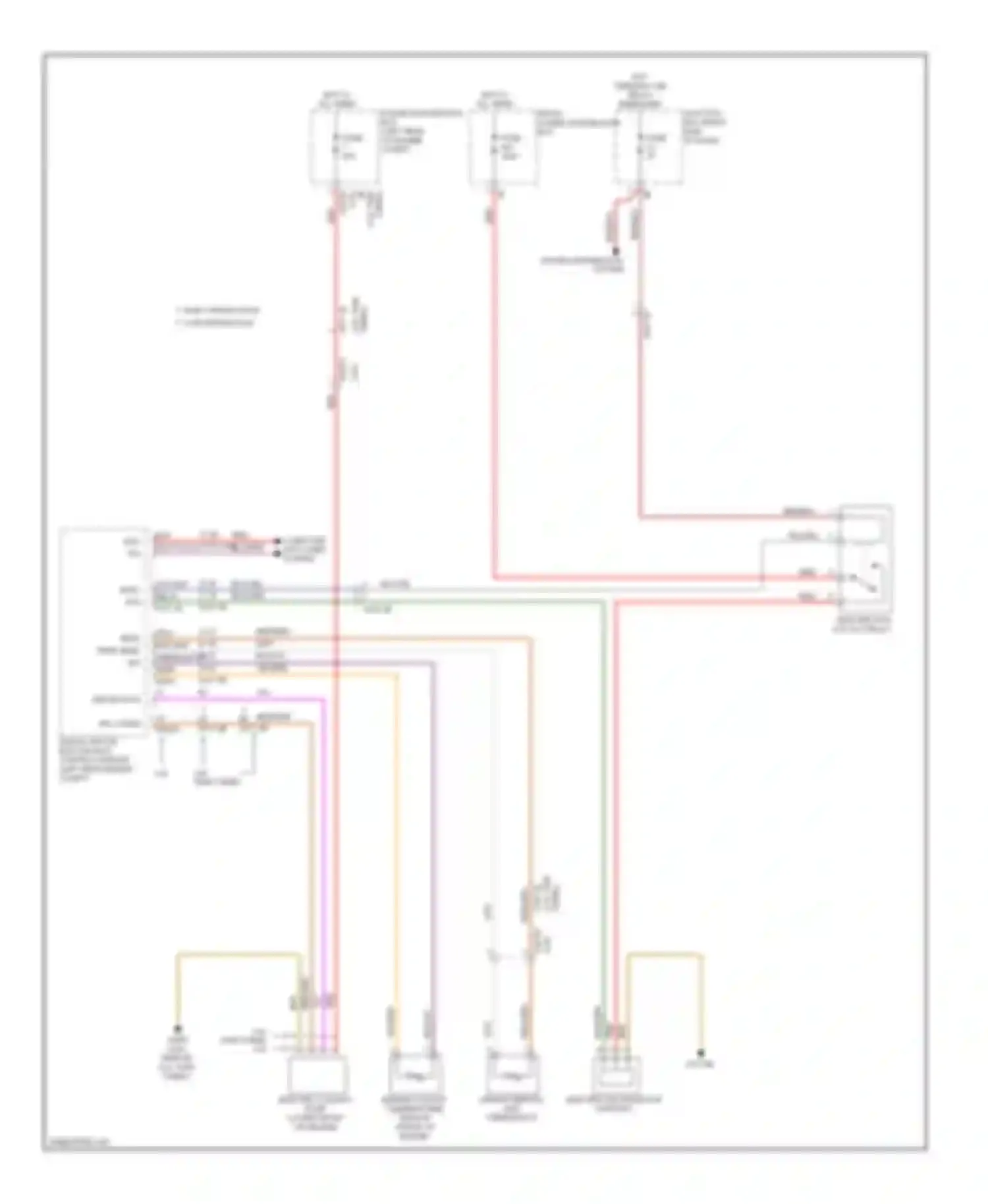 X3 BMW F25 (2010-2014): Cooling fan circuit