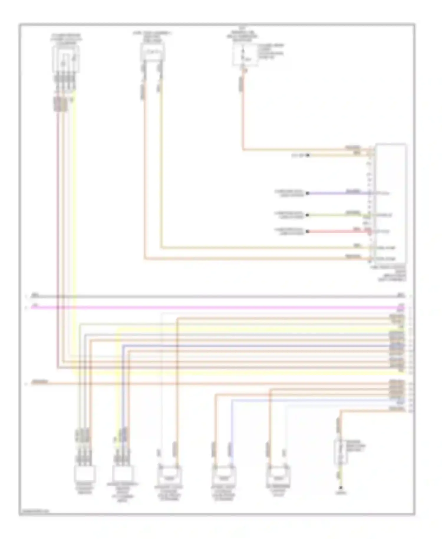 X3 BMW F25 (2010-2014): Wiring diagram engine performance 3.0l (2 of 5)