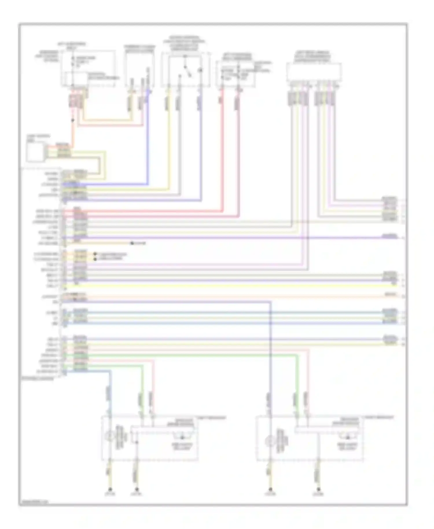 X3 BMW F25 (2010-2014): Exterior lamps circuit (1 of 2)