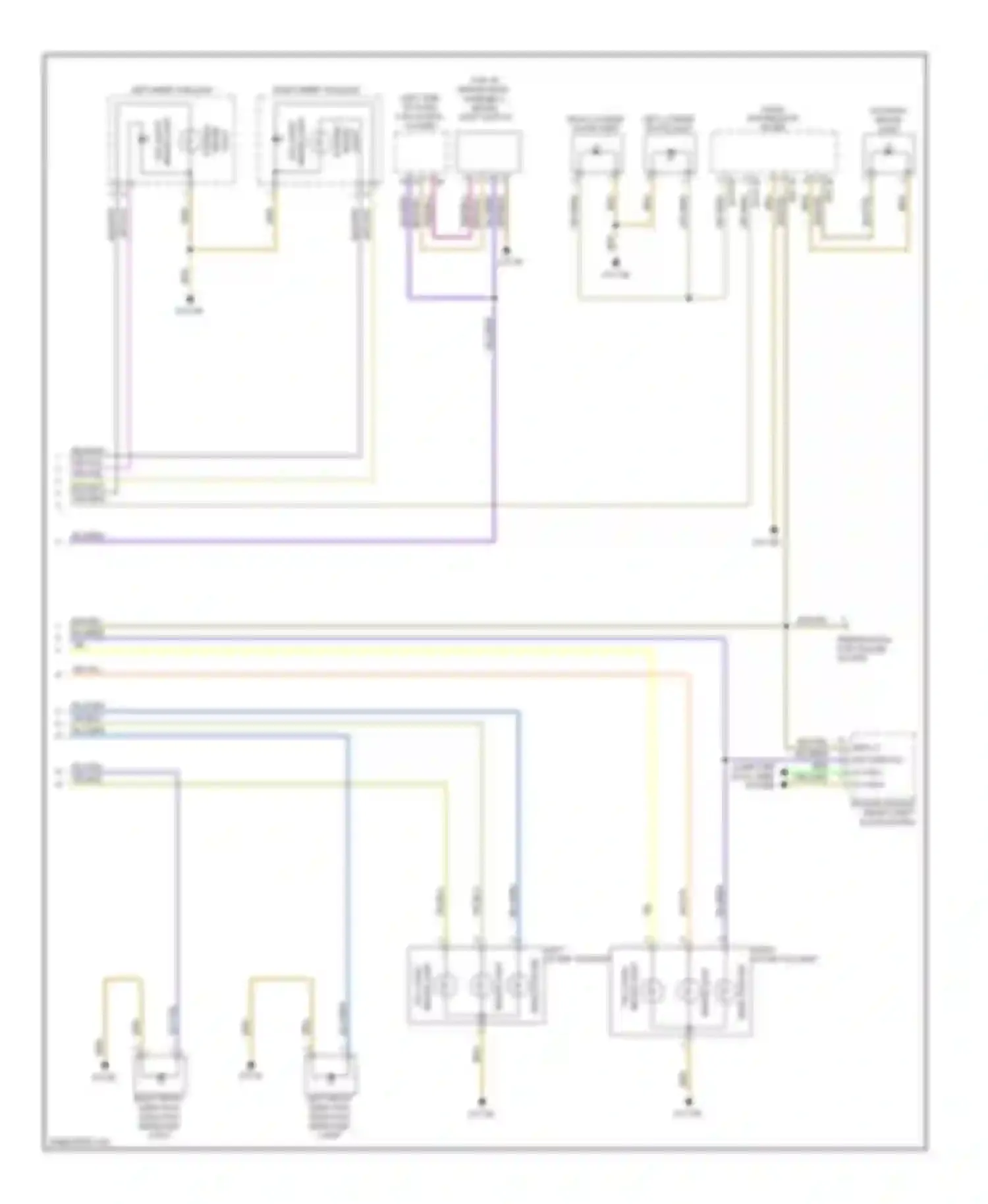 X3 BMW F25 (2010-2014): Exterior lamps circuit (2 of 2)