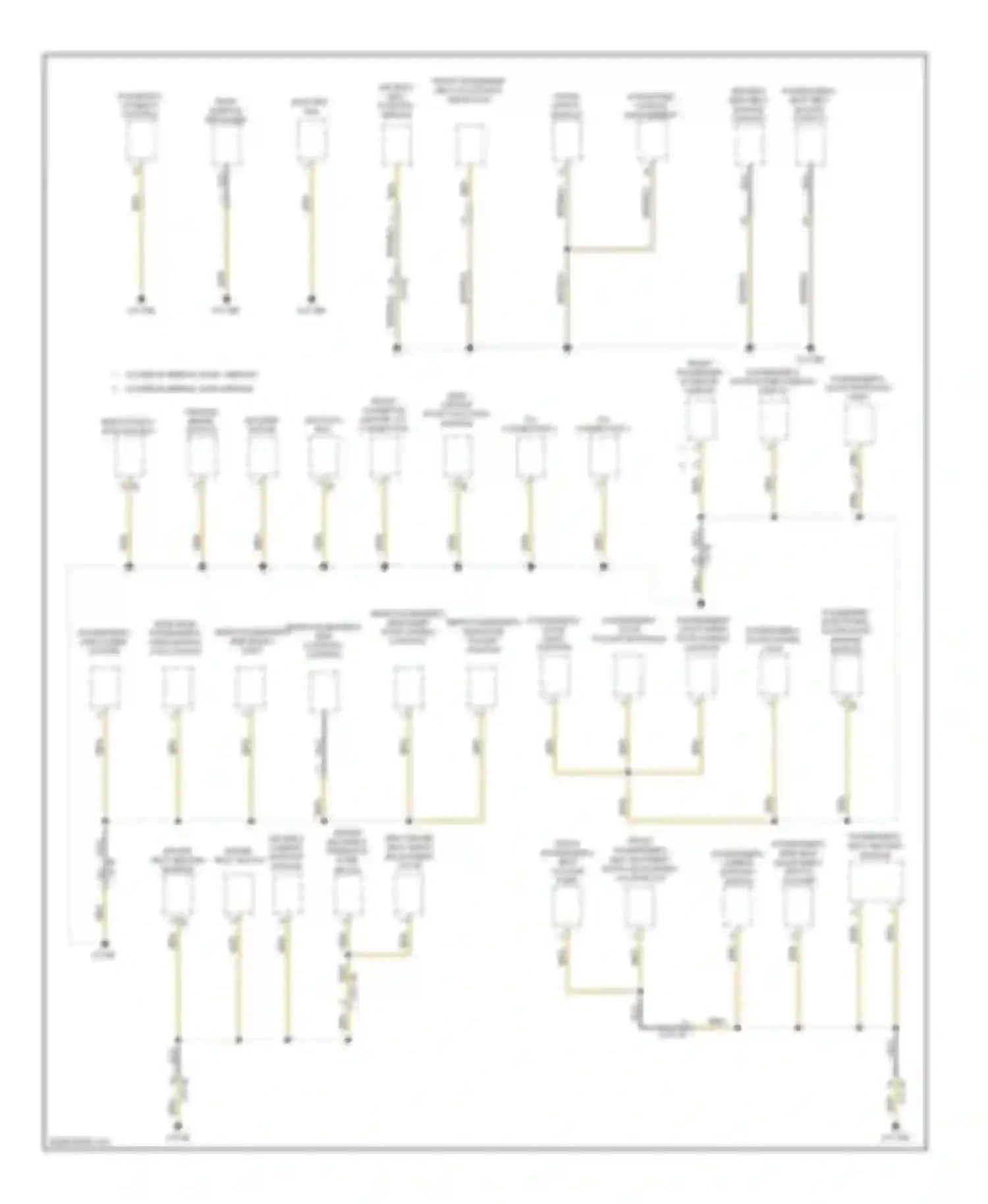 X3 BMW F25 (2010-2014): Ground distribution circuit (2 of 4)